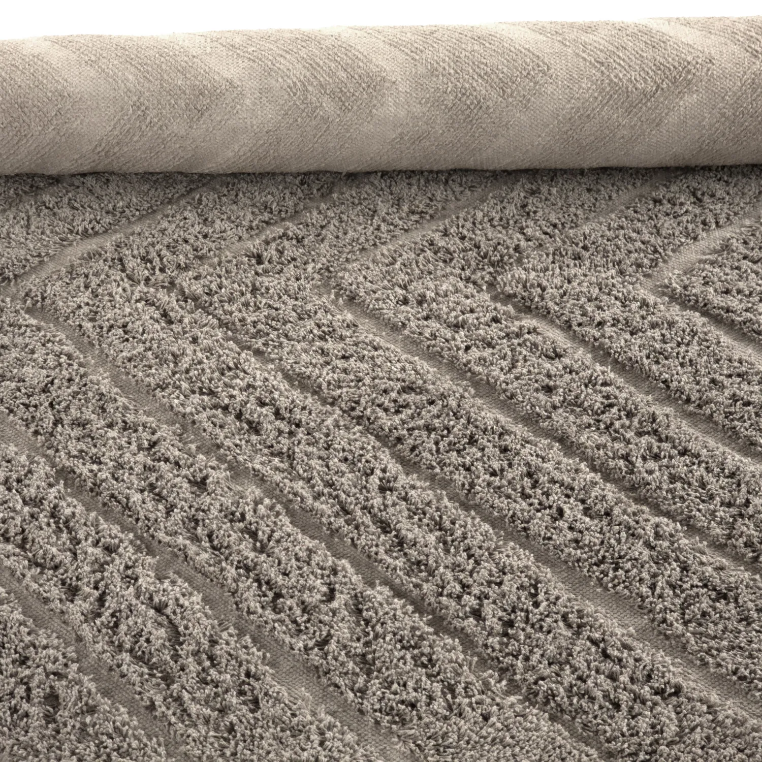 Ryijymatot - Conara Natural Cotton Shaggy (taupe)