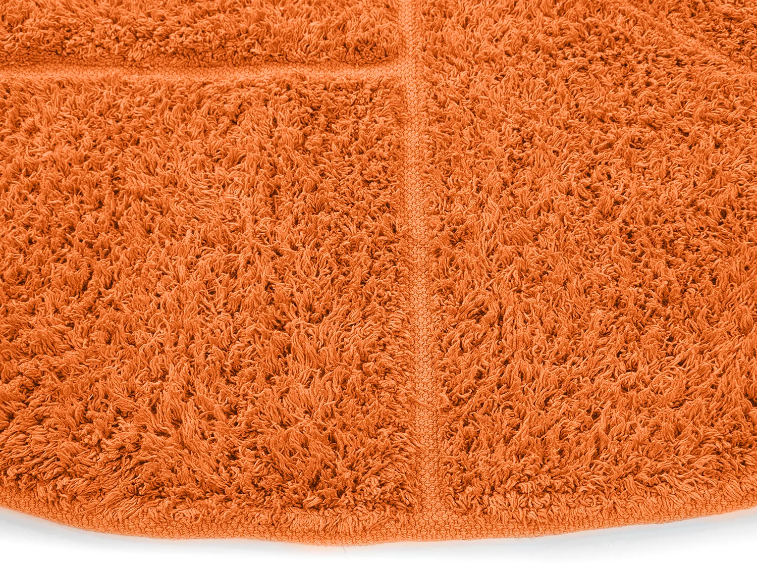 Pyöreä matot - Cremona Natural Cotton Shaggy (oranssi)