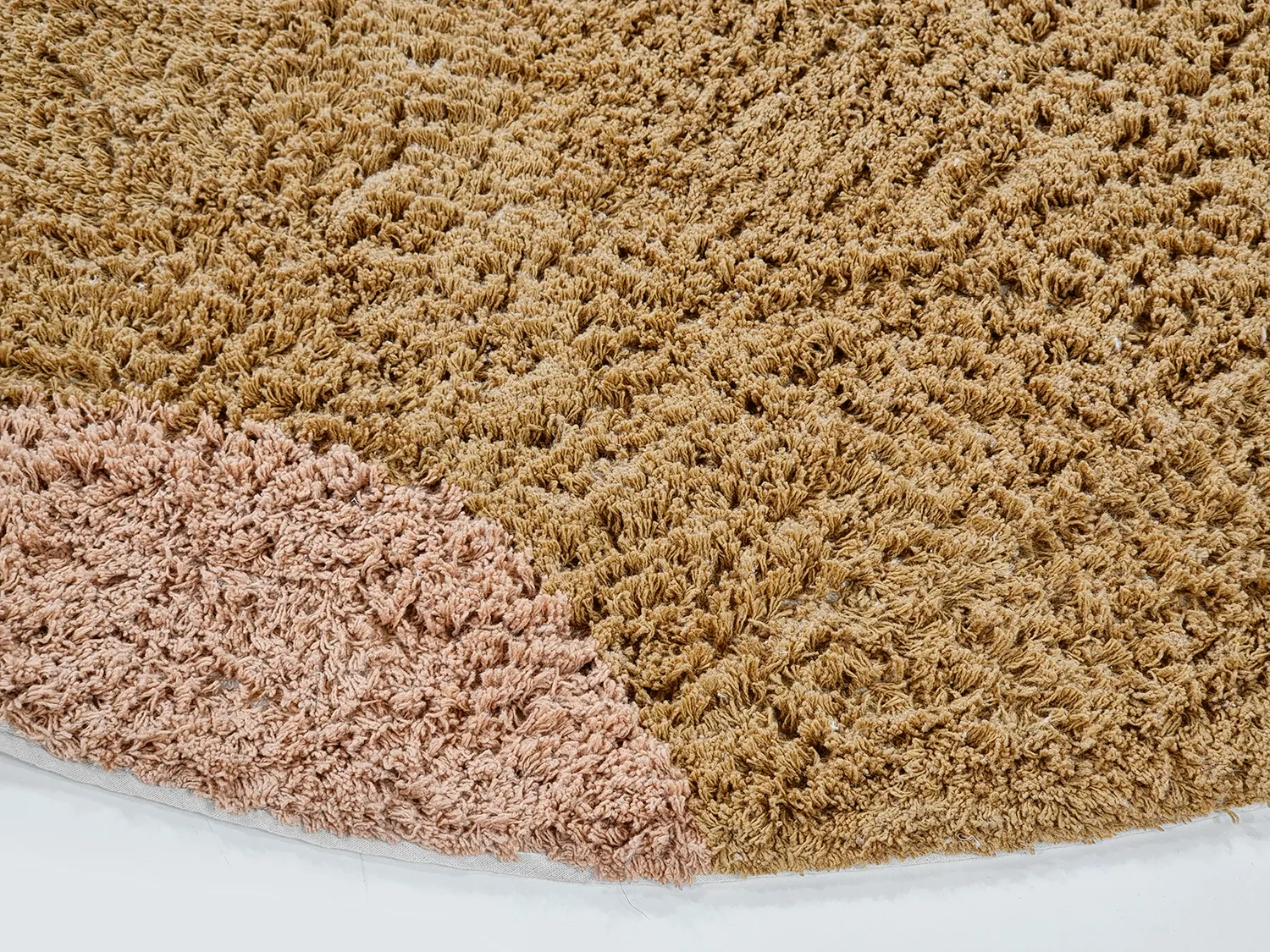 Pyöreä matot - Donostia Natural Cotton Shaggy (multi)