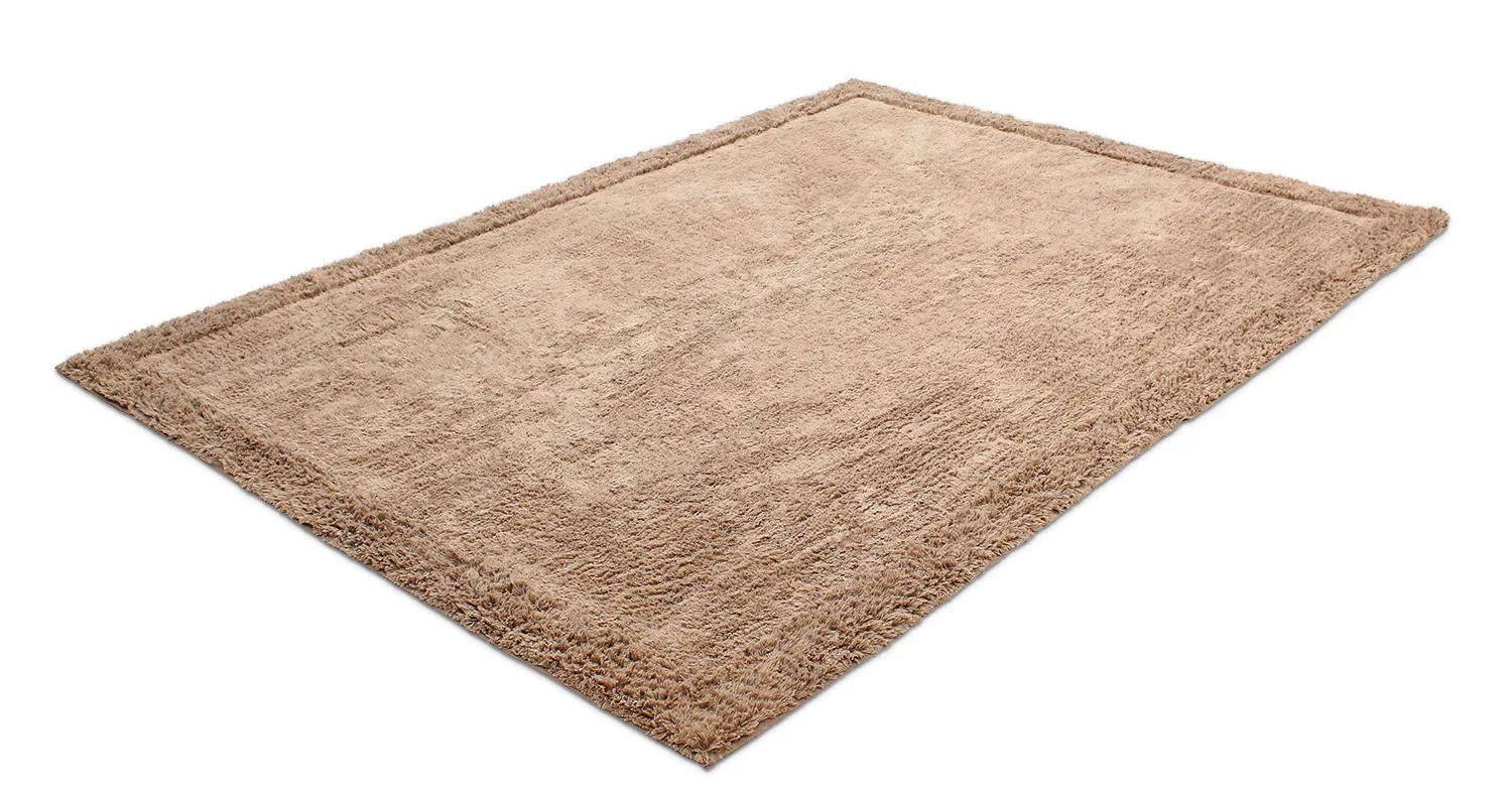 Ryijymatot - Ebba Natural Cotton Shaggy (ruskea)