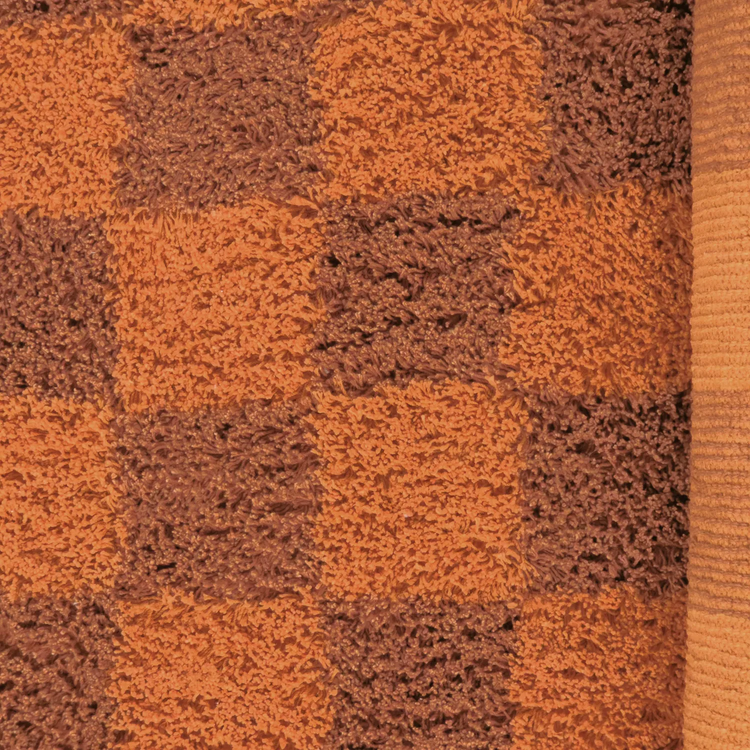 Ryijymatot - Elsey Natural Cotton Shaggy (oranssi/punainen)