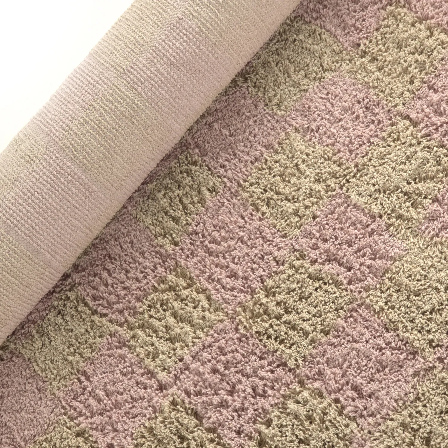 Ryijymatot - Elsey Natural Cotton Shaggy (pinkki/oranssi)