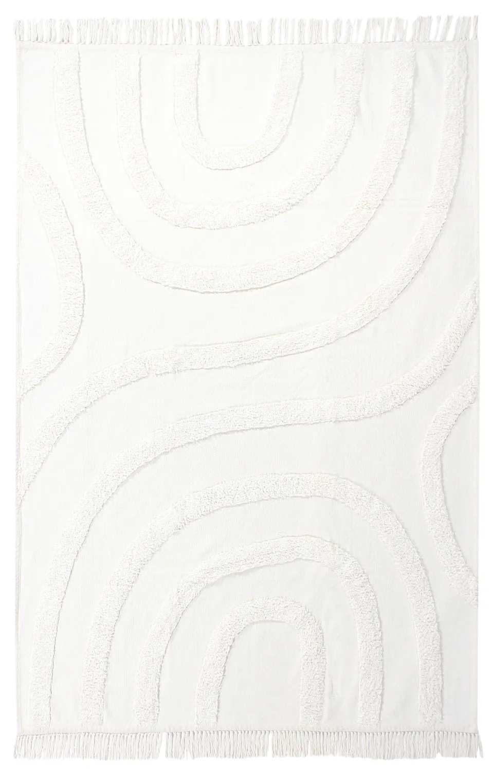 Ryijymatot - Emilia Natural Cotton Shaggy (offwhite)