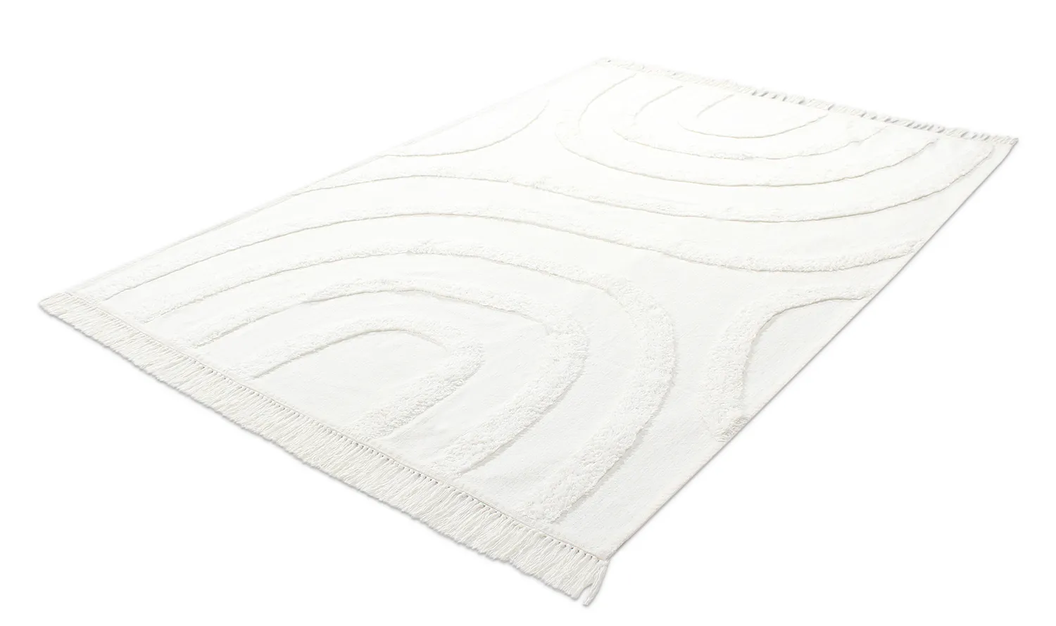 Ryijymatot - Emilia Natural Cotton Shaggy (offwhite)