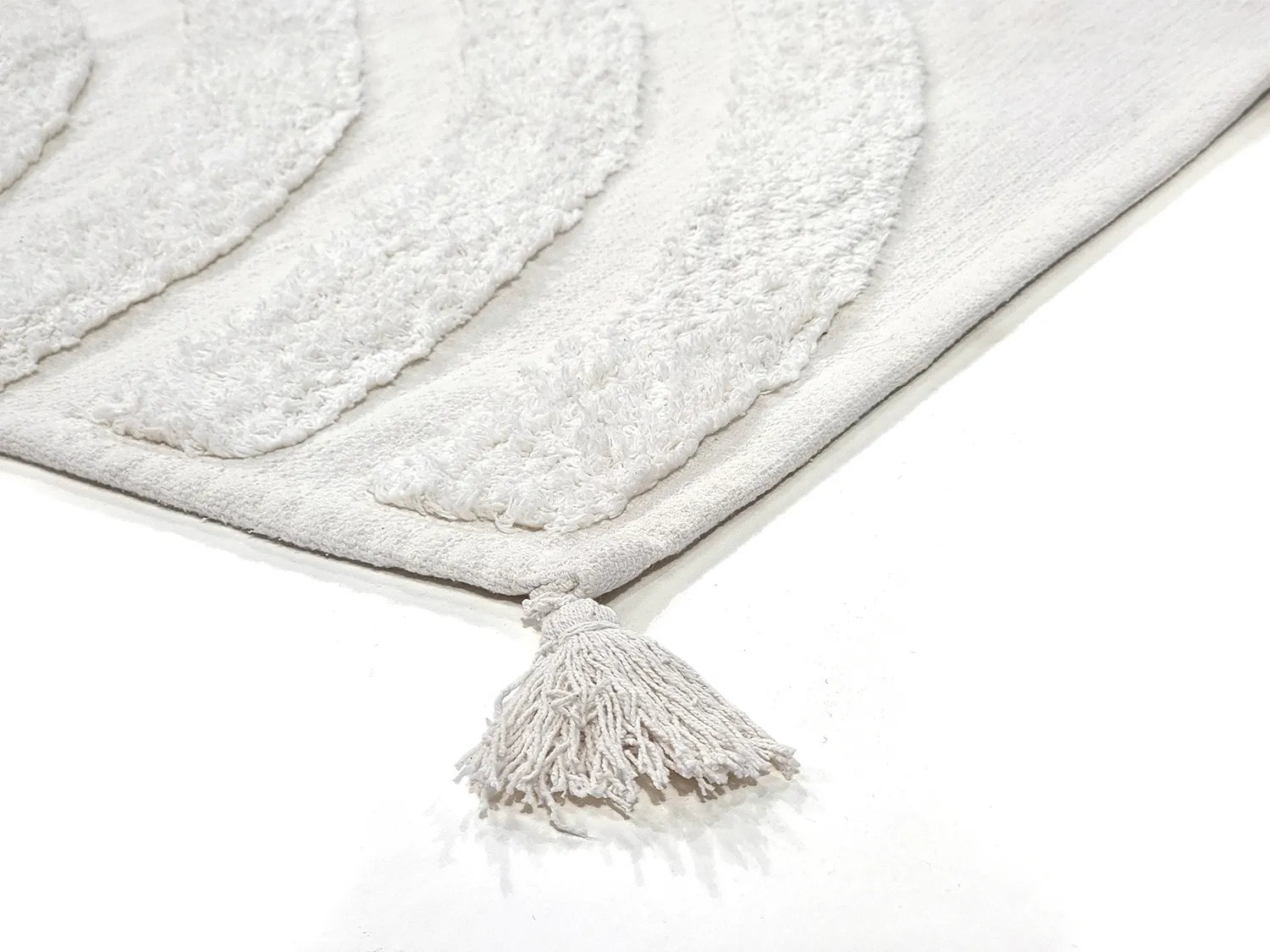 Ryijymatot - Everly Natural Cotton Shaggy (offwhite)