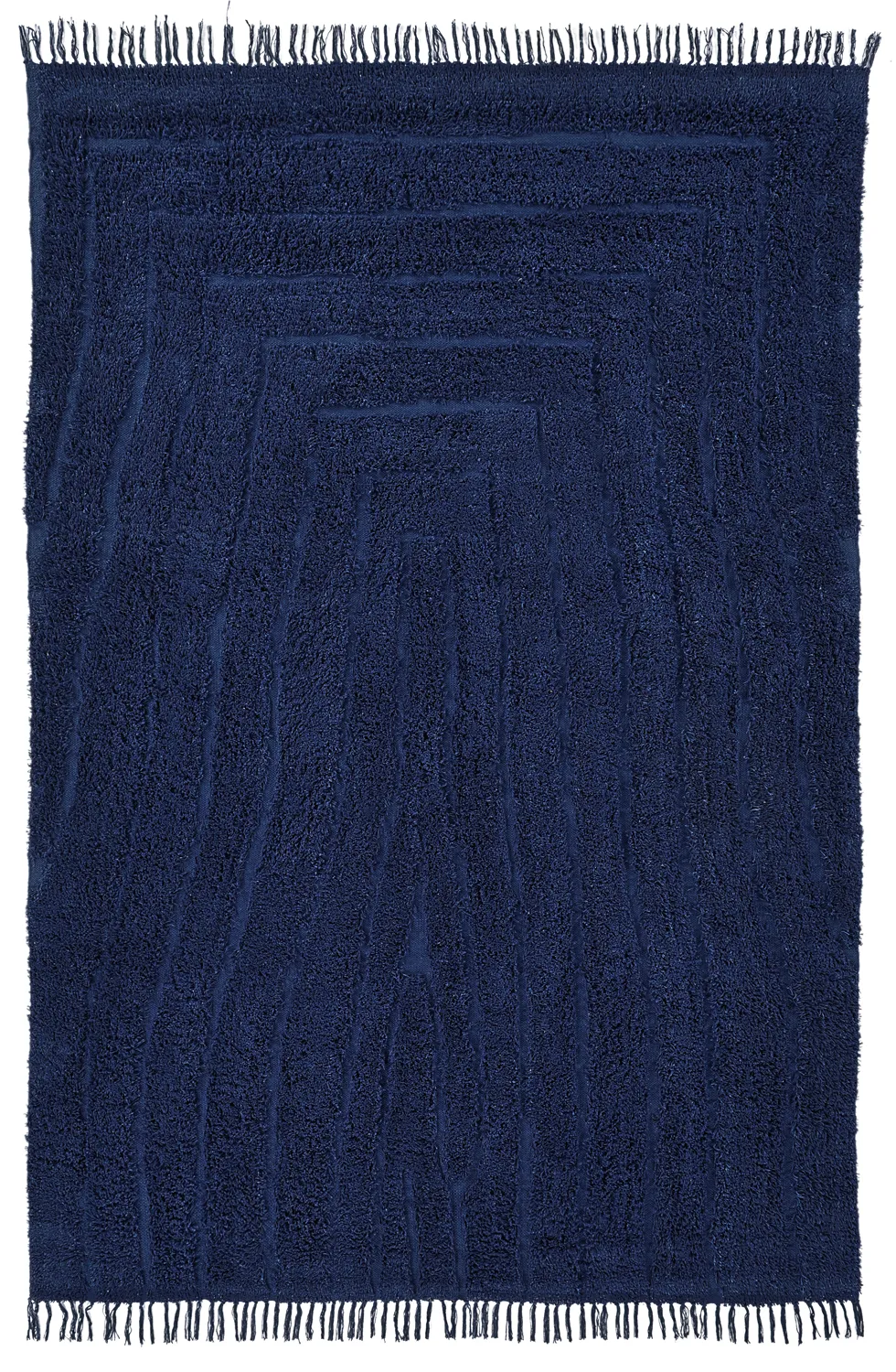 Ryijymatot - Farley Natural Cotton Shaggy (sininen)