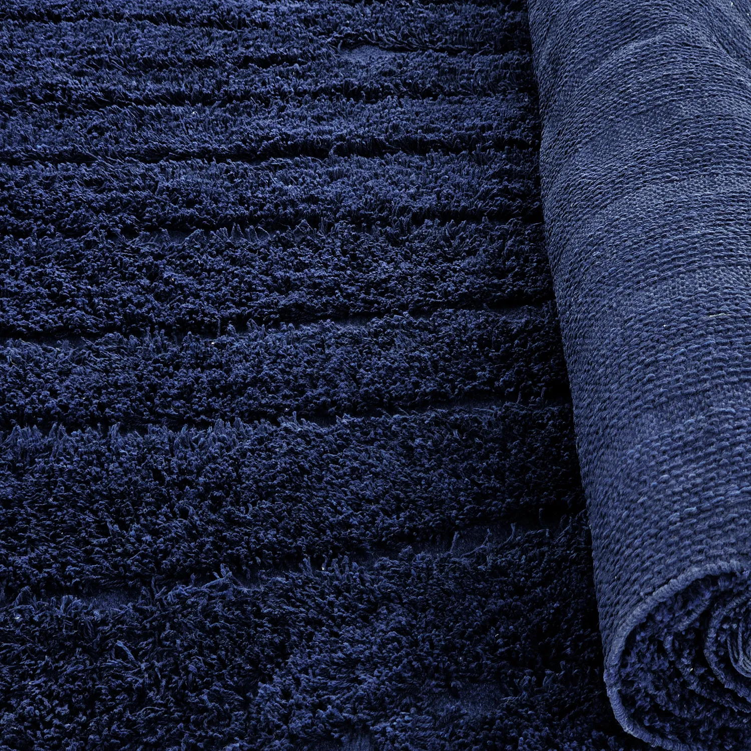 Ryijymatot - Farley Natural Cotton Shaggy (sininen)