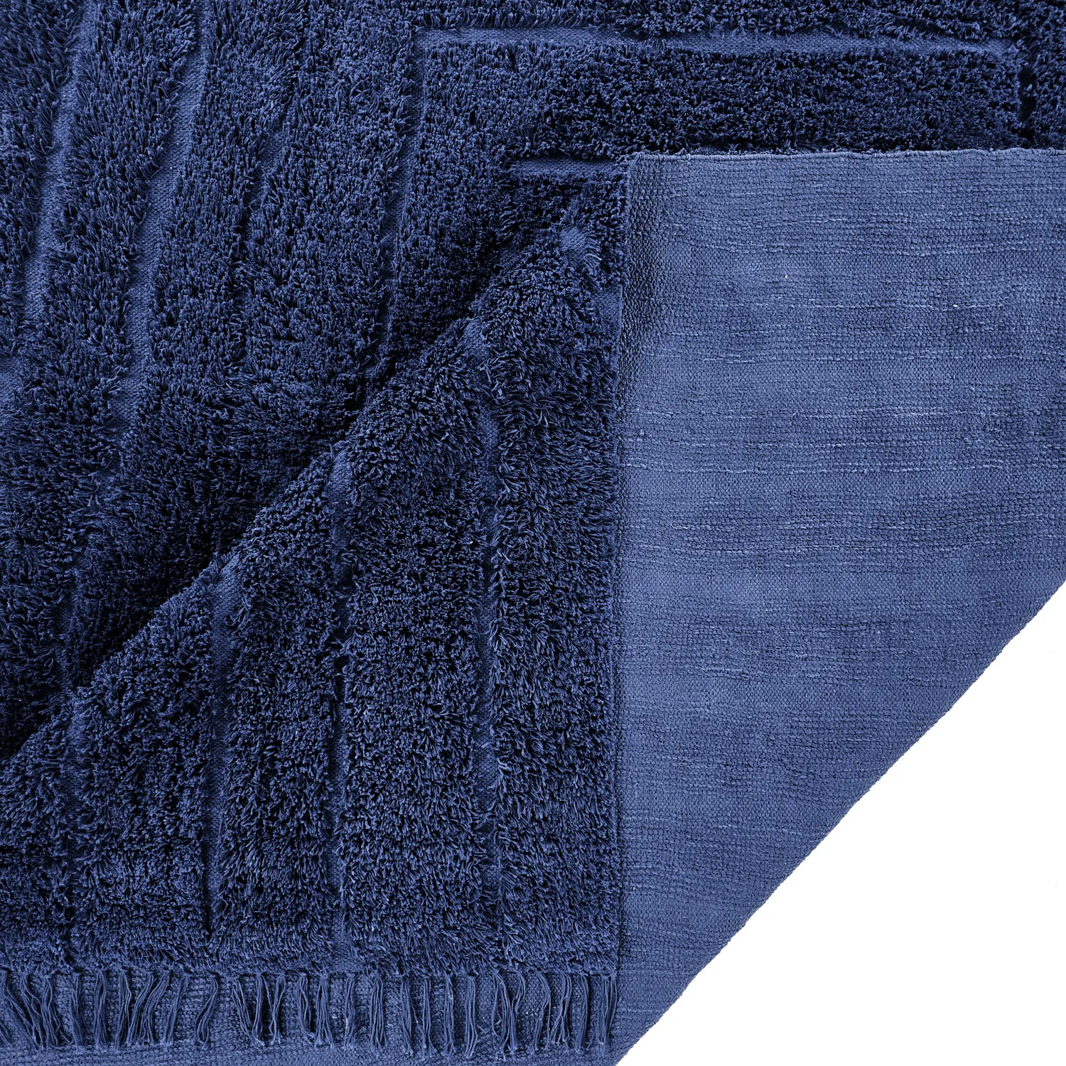 Ryijymatot - Farley Natural Cotton Shaggy (sininen)