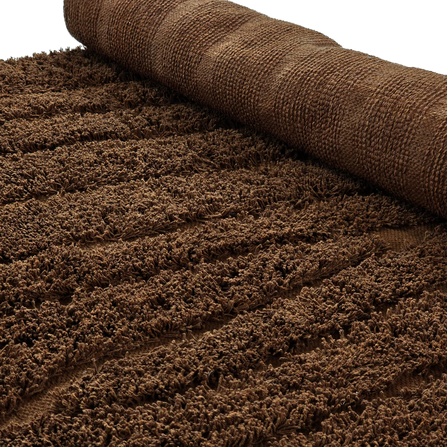 Ryijymatot - Farley Natural Cotton Shaggy (ruskea)