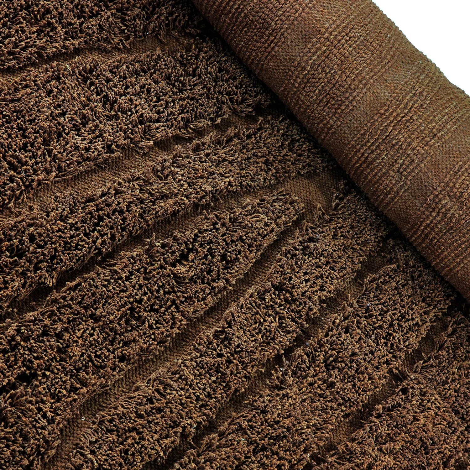 Ryijymatot - Farley Natural Cotton Shaggy (ruskea)