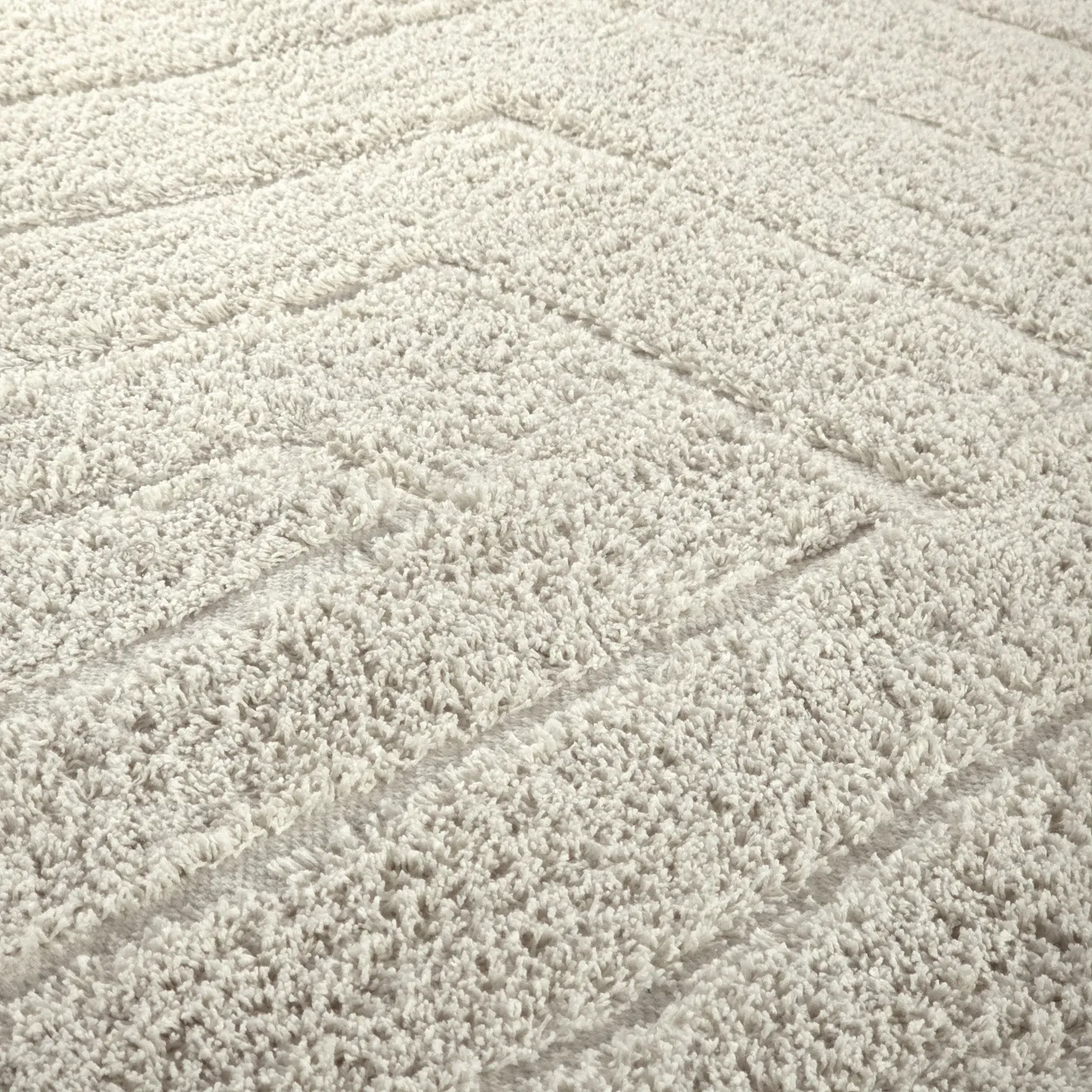 Ryijymatot - Farley Natural Cotton Shaggy (luonnonvalkoinen)