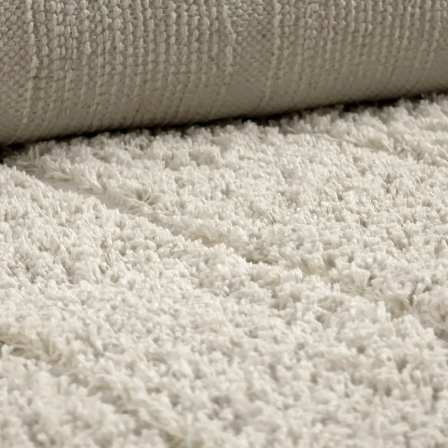 Ryijymatot - Farley Natural Cotton Shaggy (luonnonvalkoinen)
