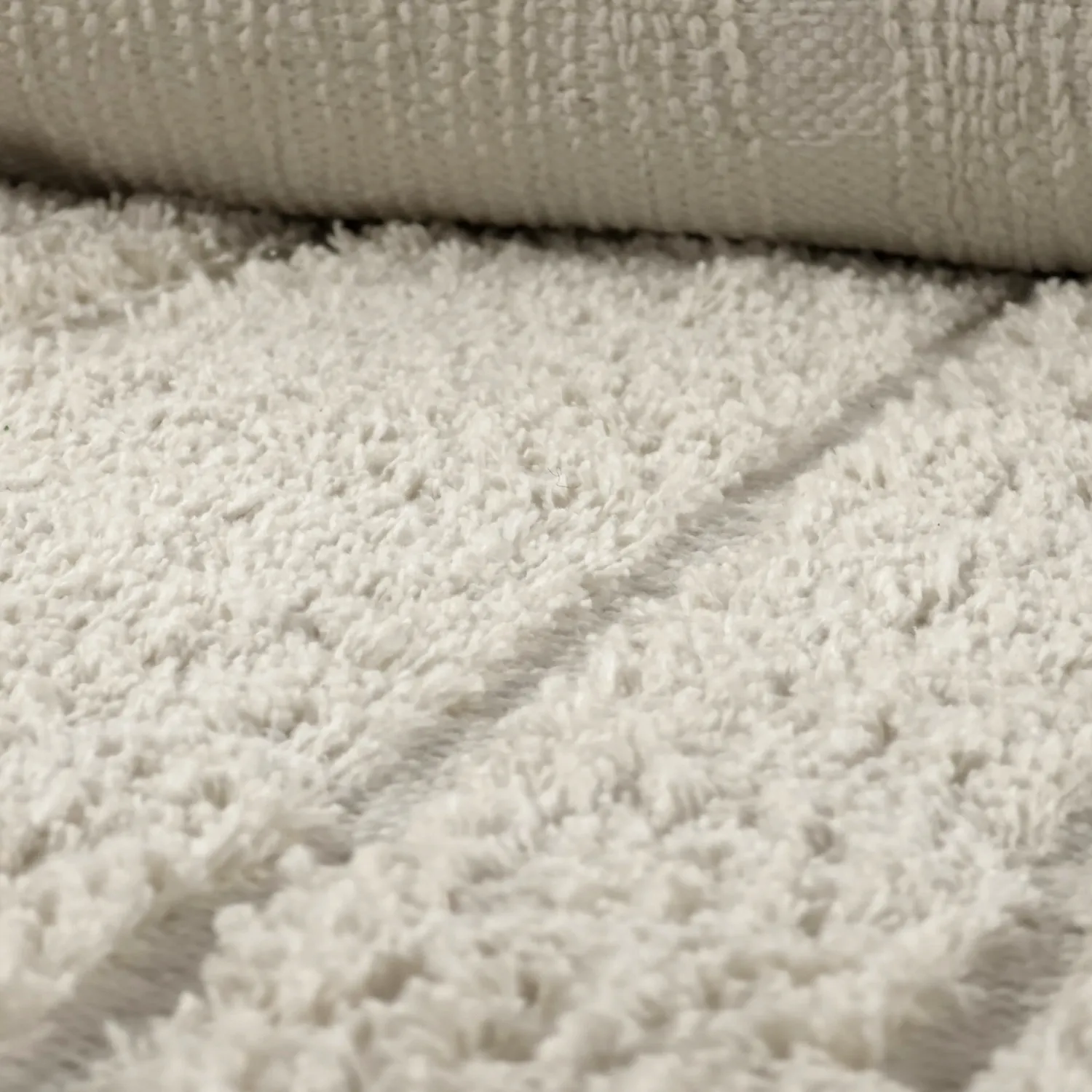 Ryijymatot - Farley Natural Cotton Shaggy (luonnonvalkoinen)