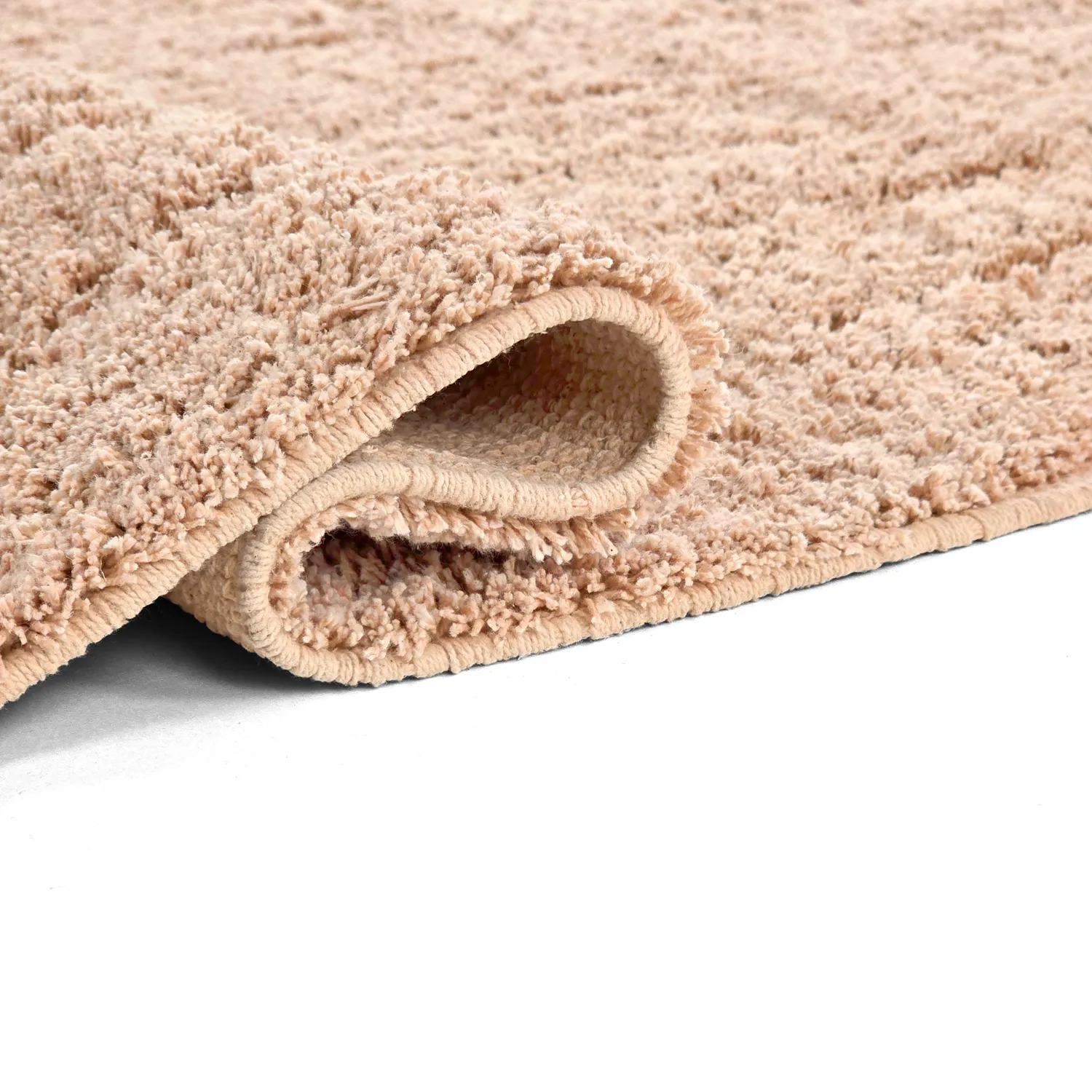 Ryijymatot - Farley Natural Cotton Shaggy (vaaleanpunainen)