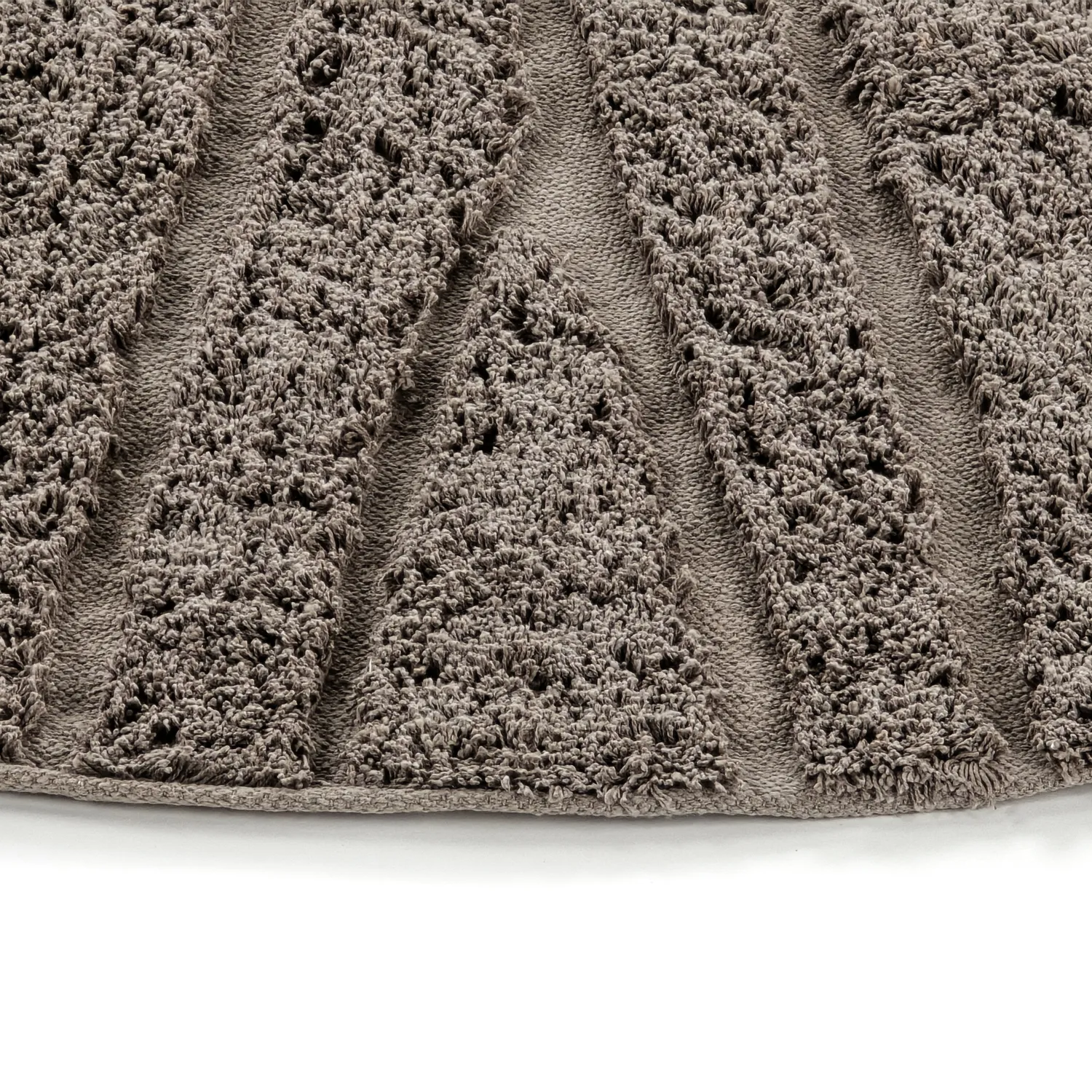 Pyöreä matot - Farley Natural Cotton Shaggy (taupe)