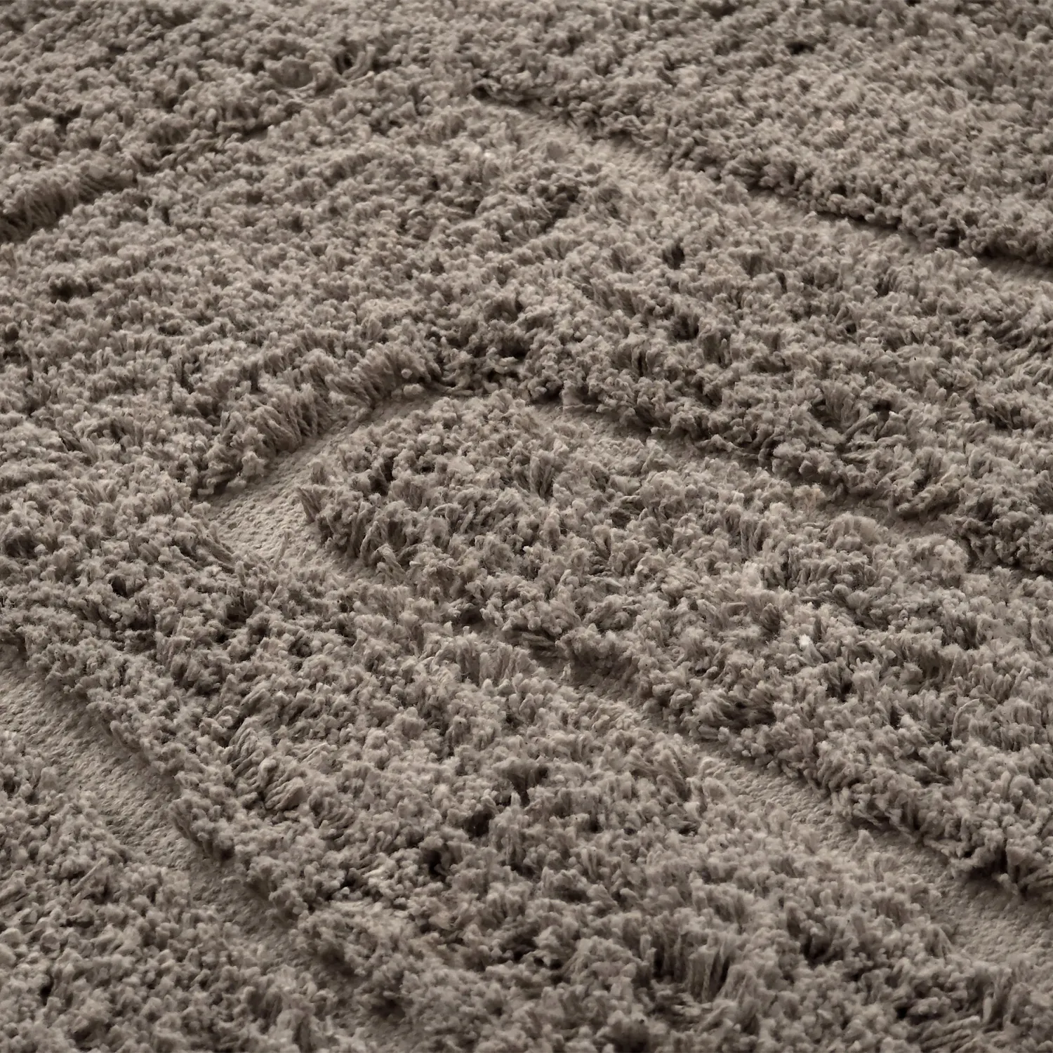 Pyöreä matot - Farley Natural Cotton Shaggy (taupe)