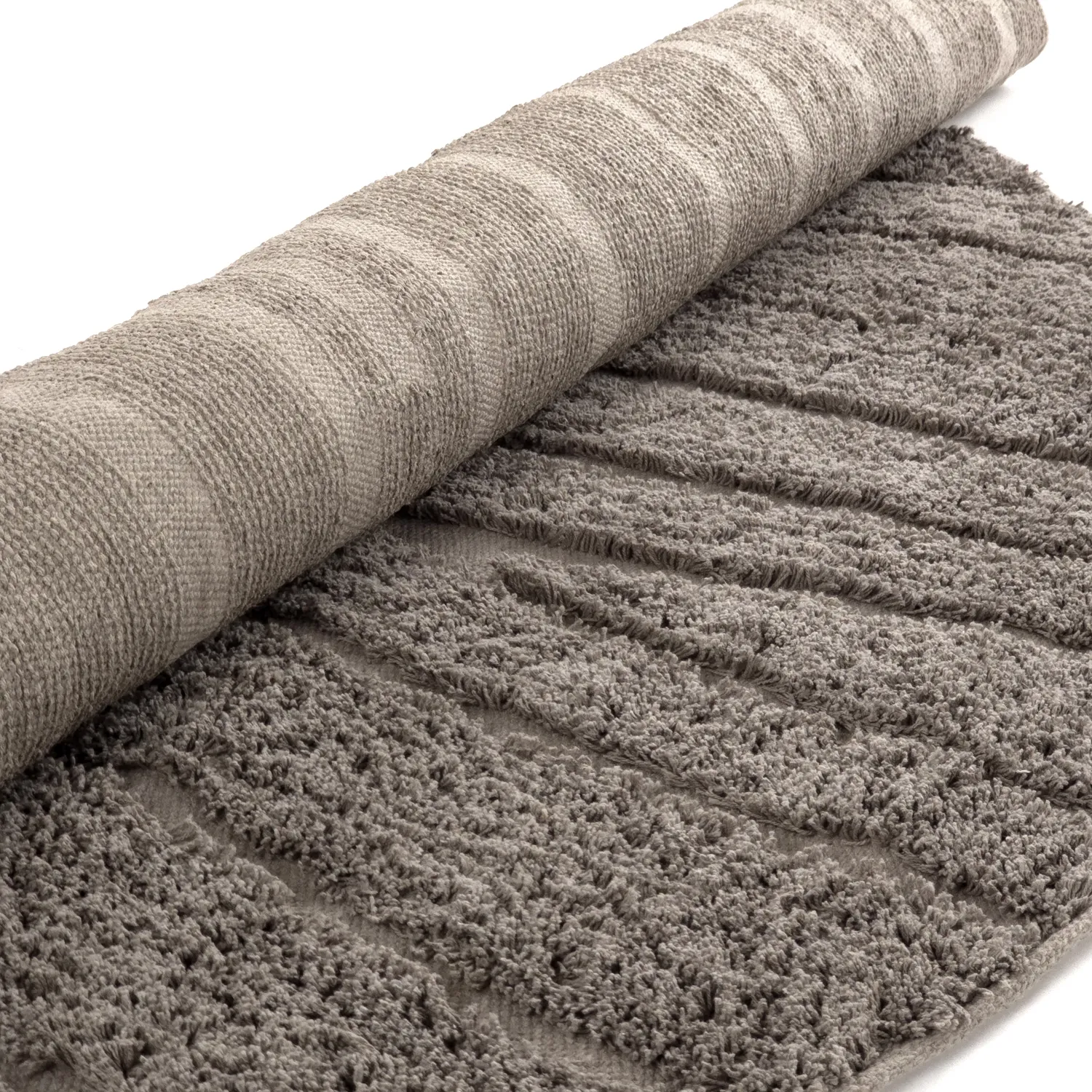 Pyöreä matot - Farley Natural Cotton Shaggy (taupe)