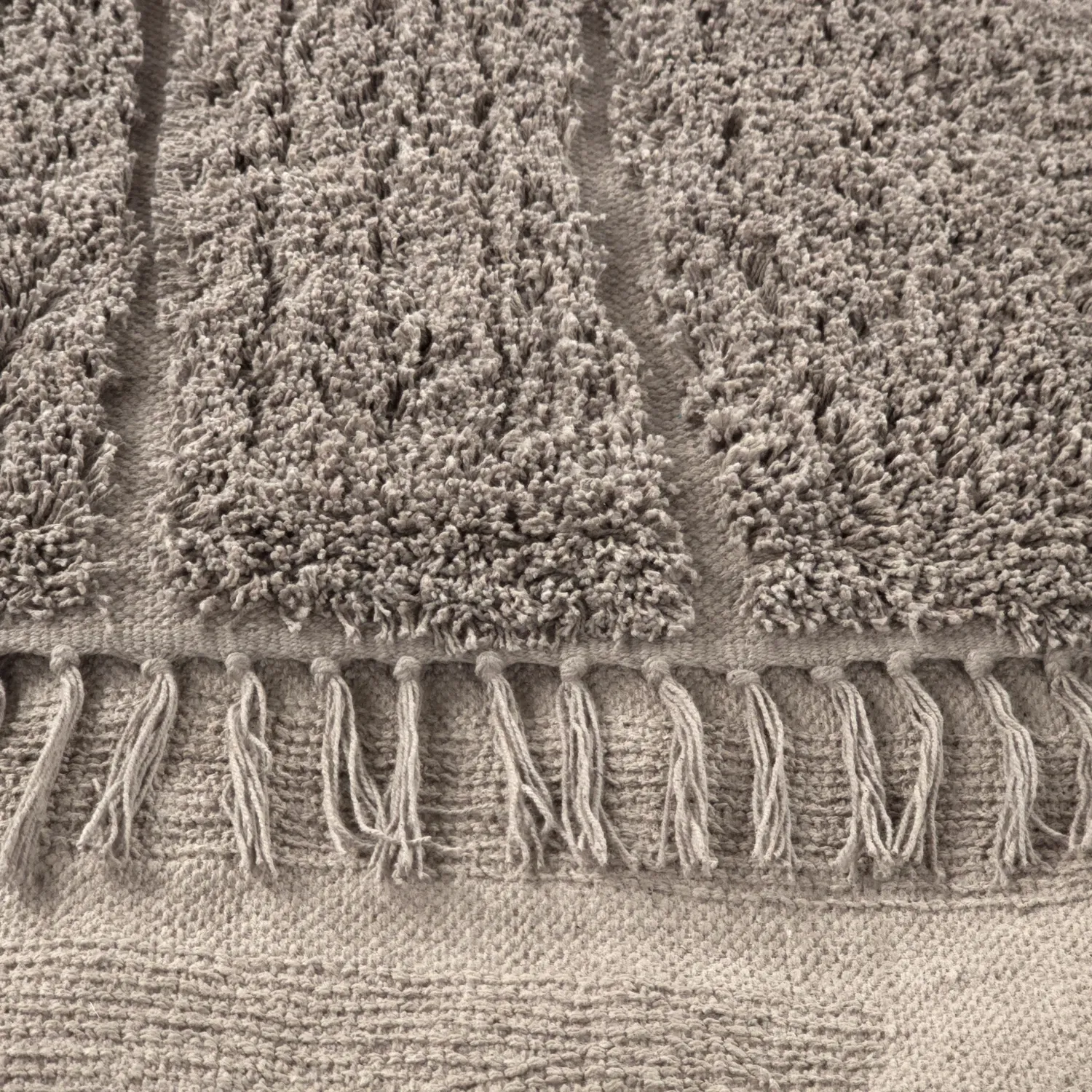 Ryijymatot - Farley Natural Cotton Shaggy (taupe)