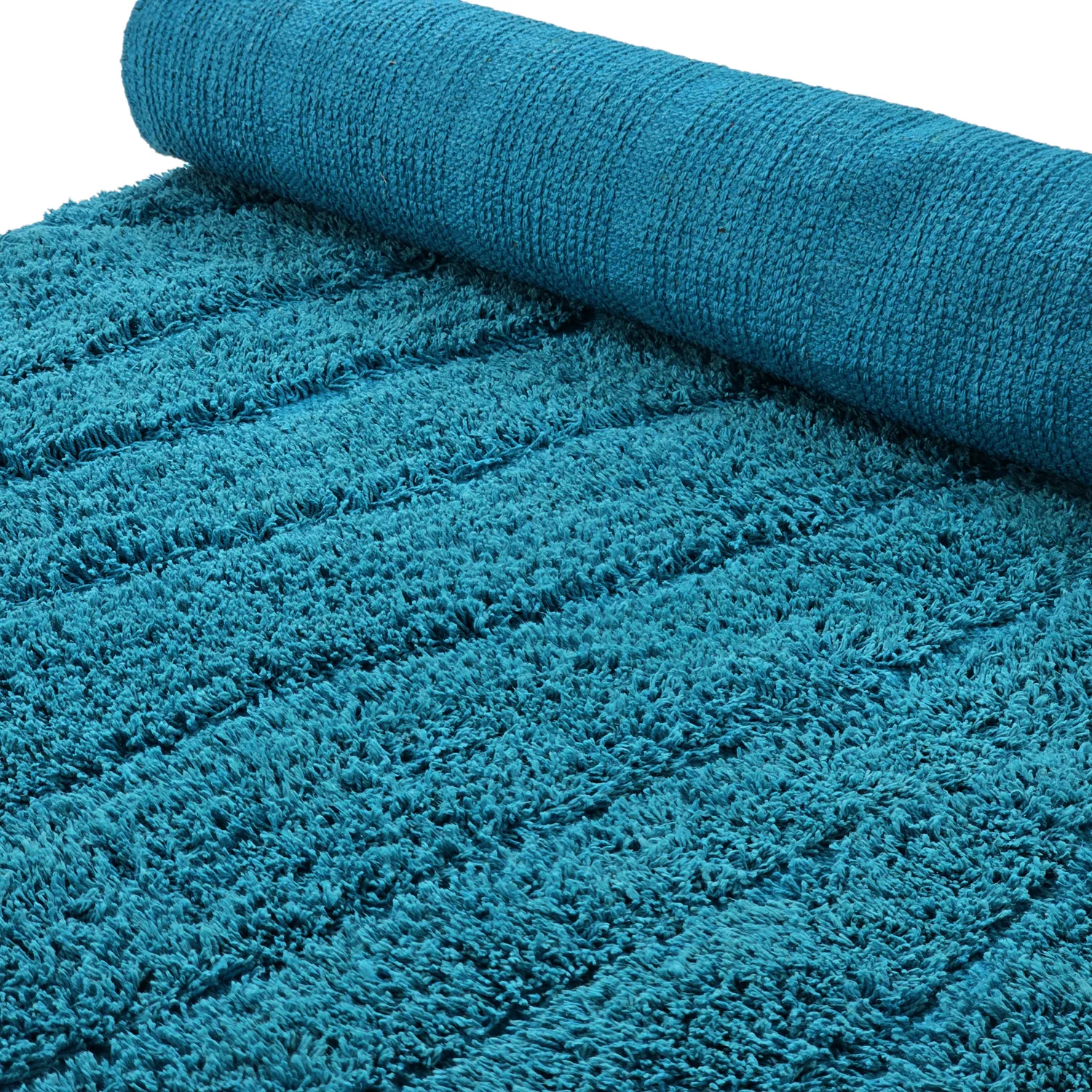Ryijymatot - Farley Natural Cotton Shaggy (turkoosi)