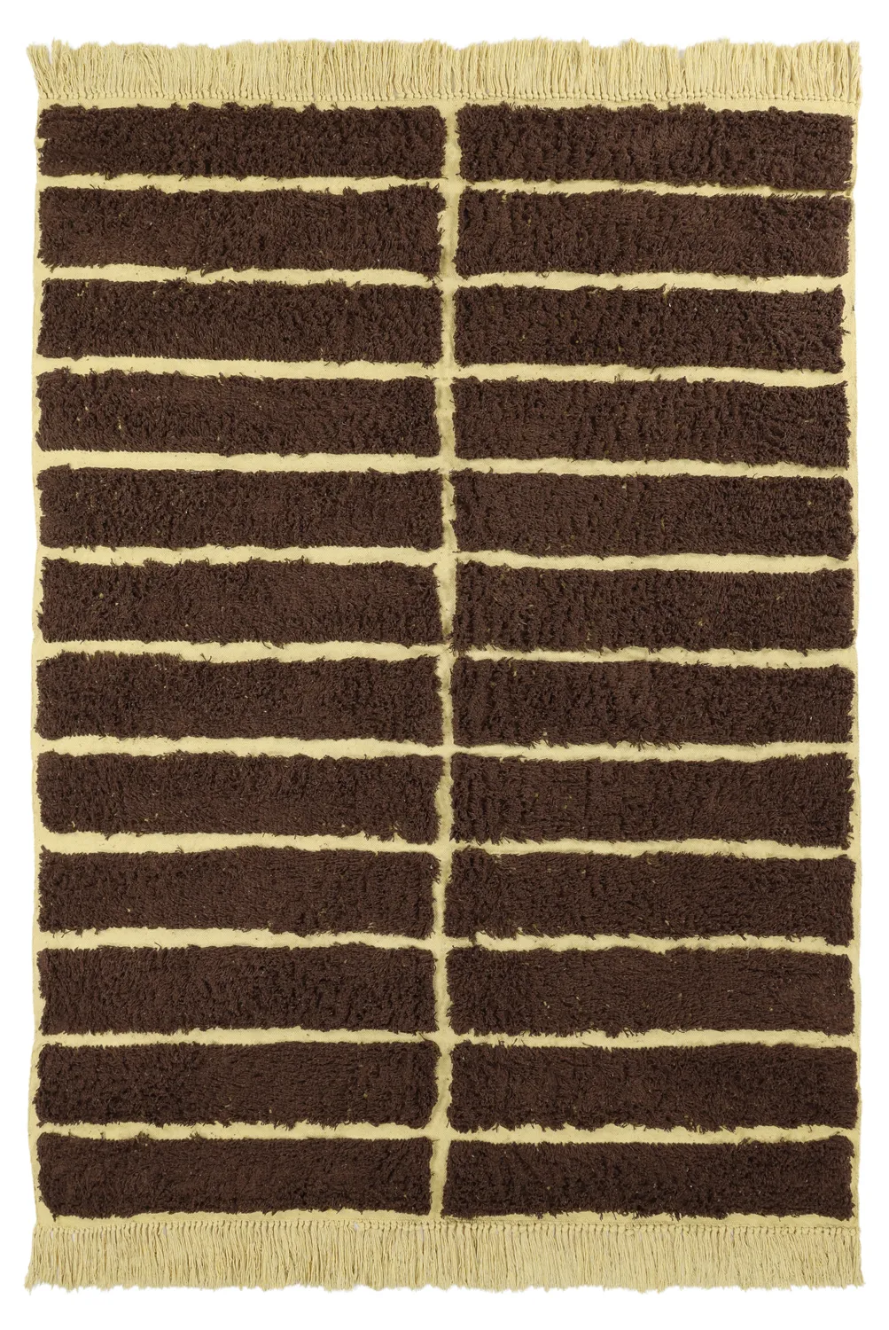 Ryijymatot - Ikara Natural Cotton Shaggy (ruskea)