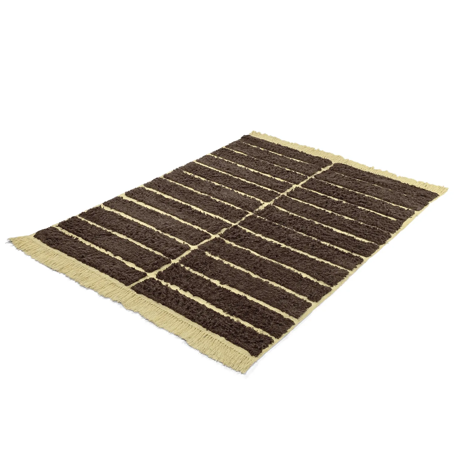 Ryijymatot - Ikara Natural Cotton Shaggy (ruskea)