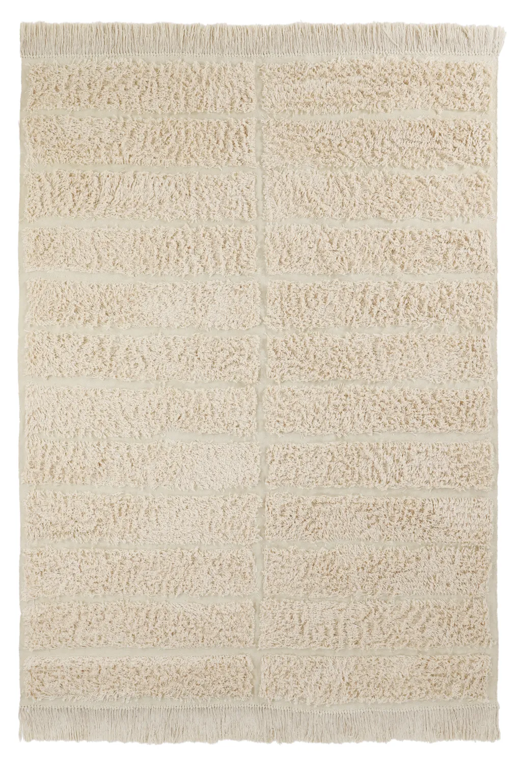Ryijymatot - Ikara Natural Cotton Shaggy (kerma)