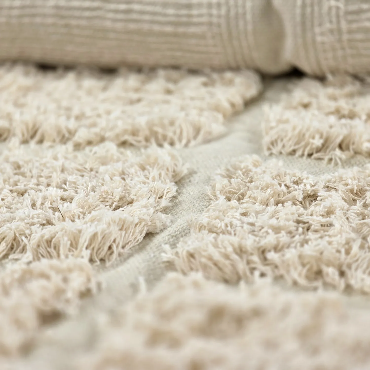Ryijymatot - Ikara Natural Cotton Shaggy (kerma)