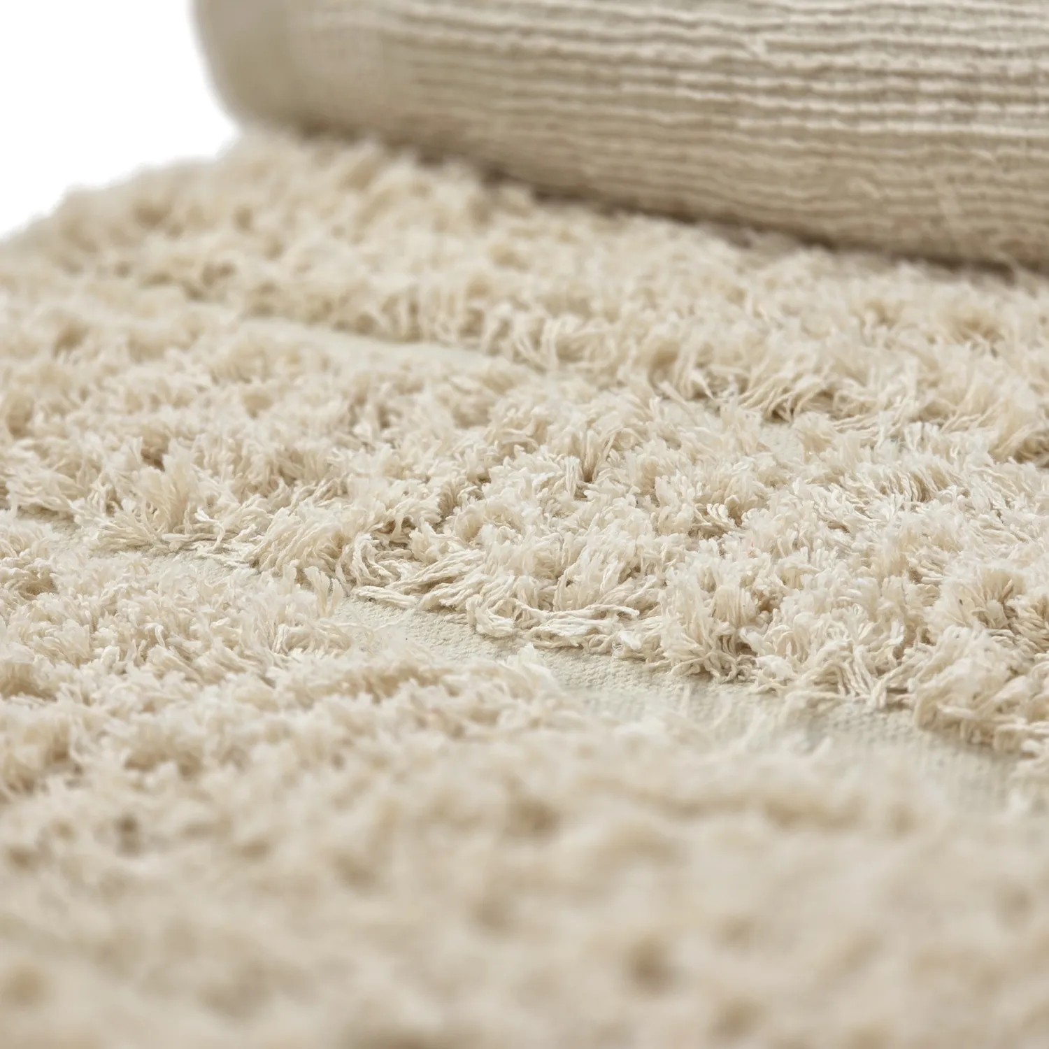 Ryijymatot - Ikara Natural Cotton Shaggy (kerma)