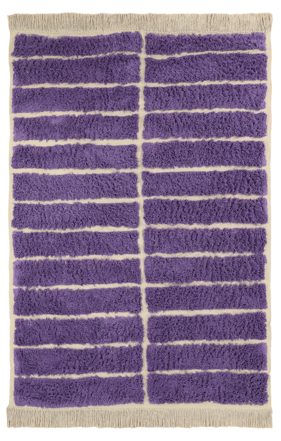 Ryijymatot - Ikara Natural Cotton Shaggy (violetti)