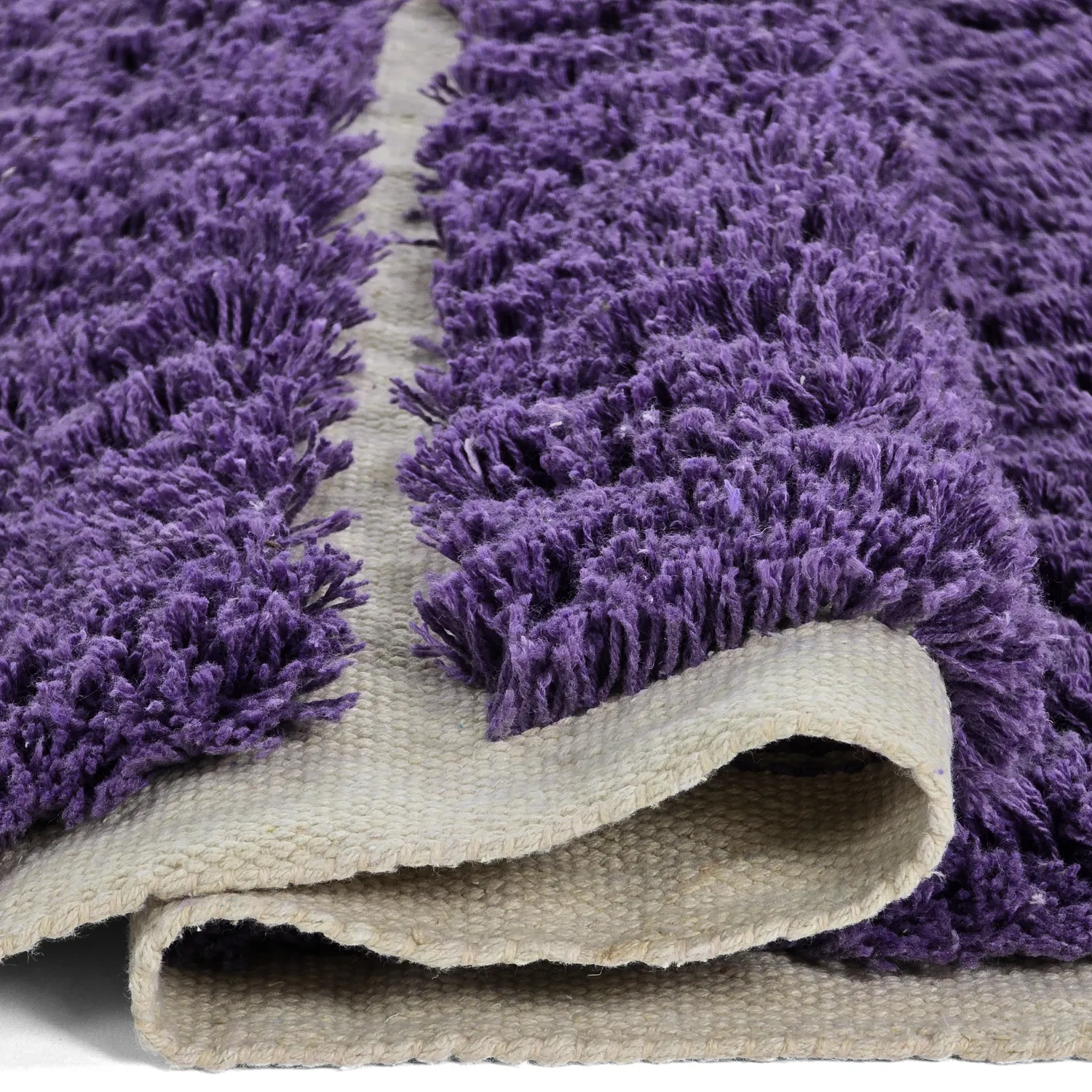 Ryijymatot - Ikara Natural Cotton Shaggy (violetti)