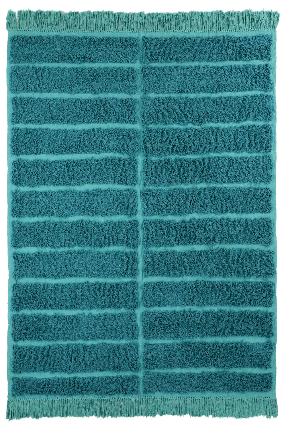 Ryijymatot - Ikara Natural Cotton Shaggy (turkoosi)