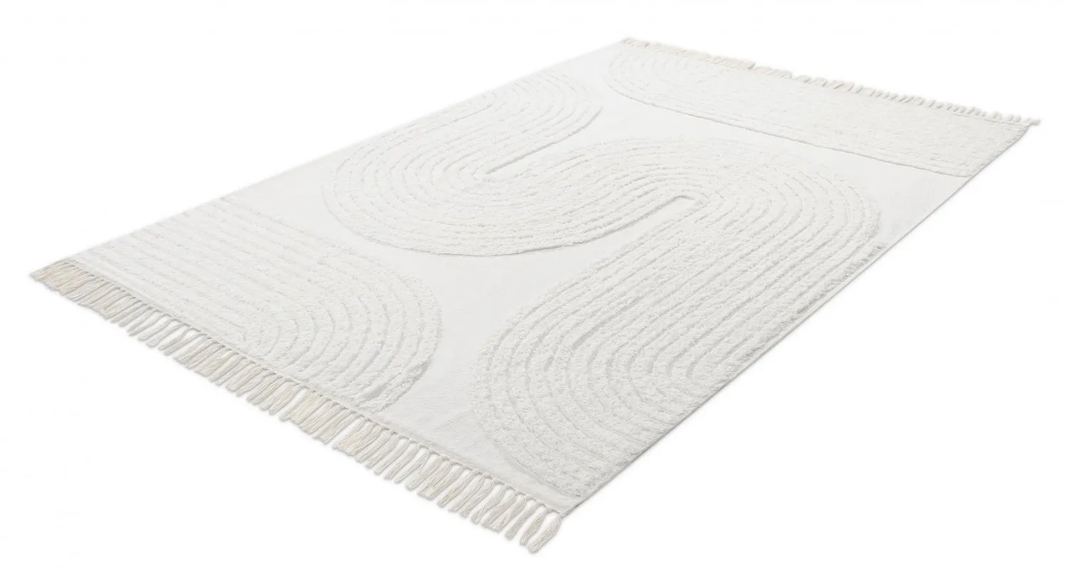 Ryijymatot - Jovie Natural Cotton Shaggy (offwhite)