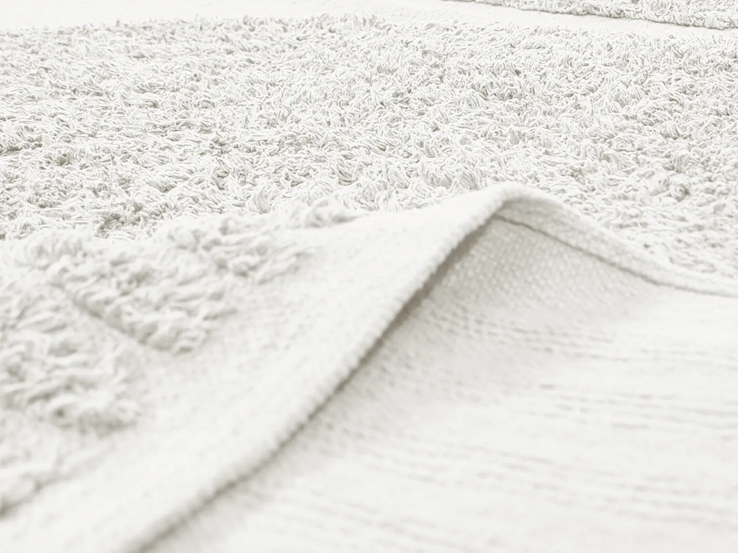 Pyöreä matot - Jovie Natural Cotton Shaggy (offwhite)