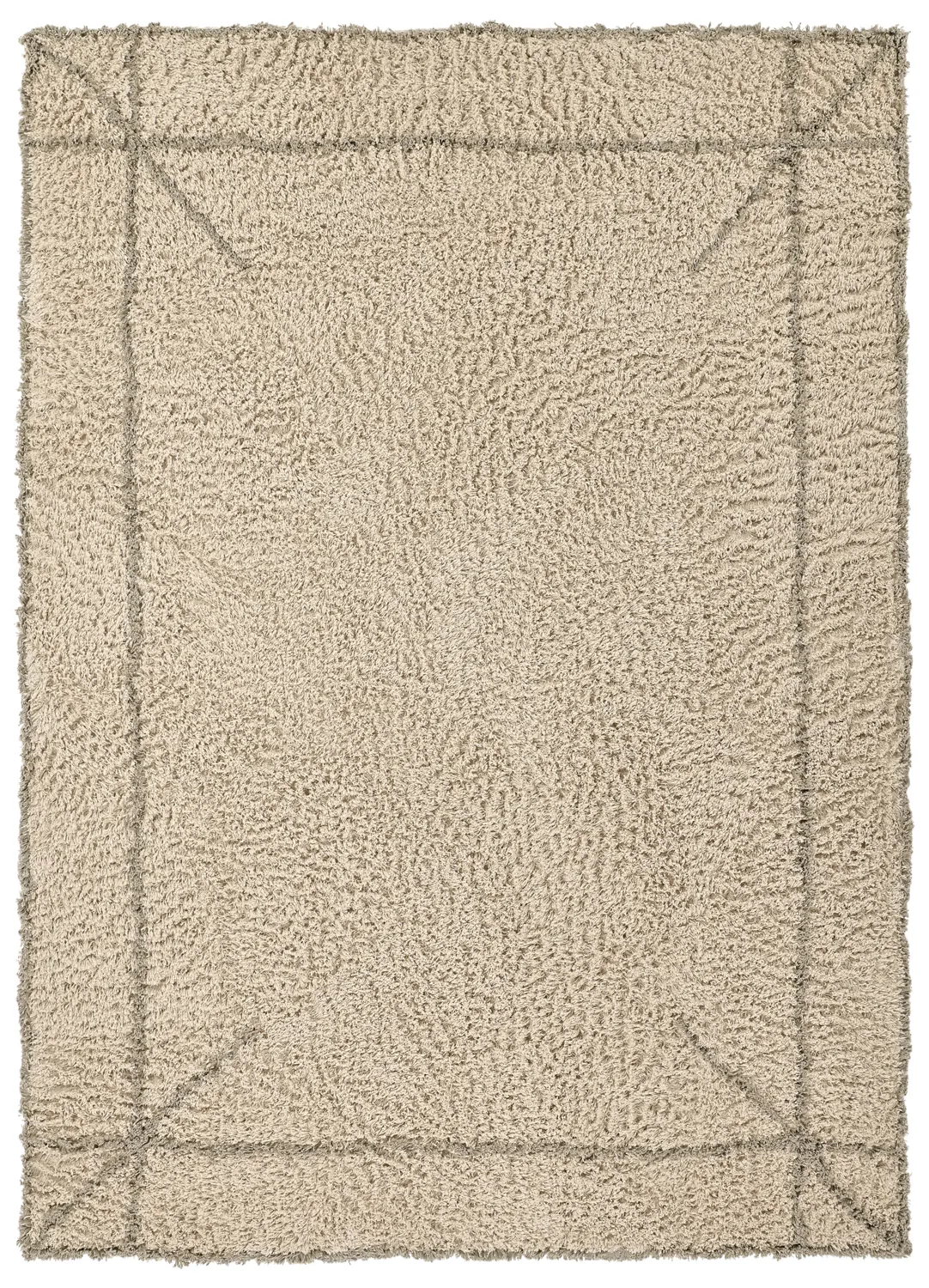 Ryijymatot - Kairi Natural Cotton Shaggy (beige/tape)