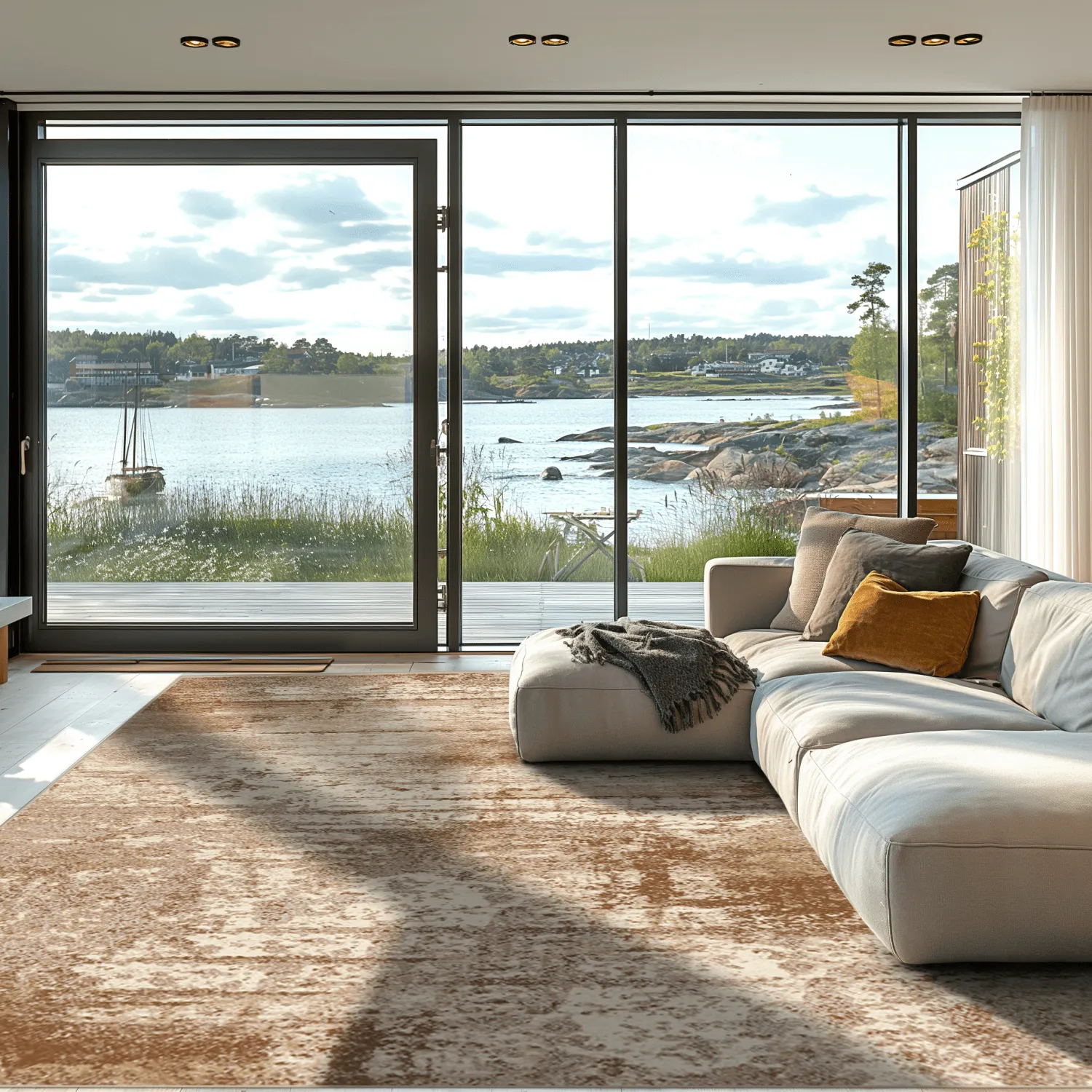 Wilton-matto - Kebira (beige)