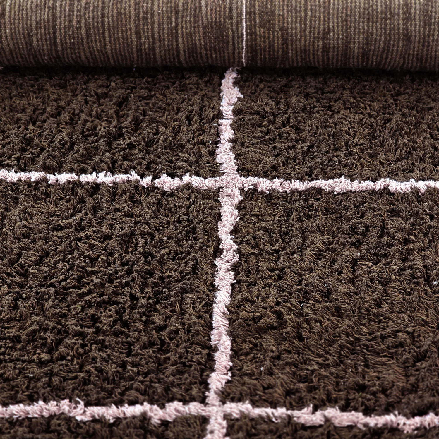 Ryijymatot - Lana Natural Cotton Shaggy (ruskea)