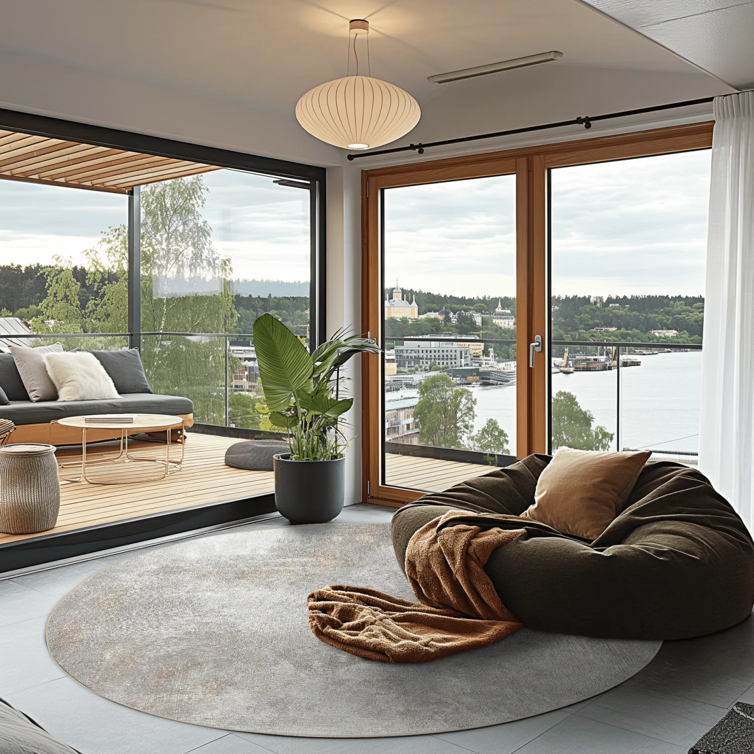 Pyöreät matot - Malaga (beige)