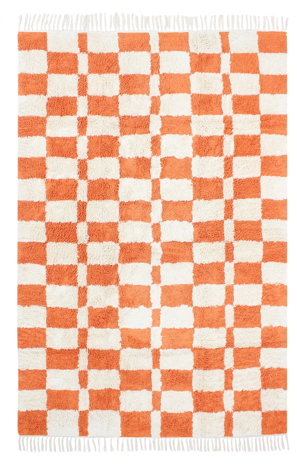 Ryijymatot - Maranello Natural Cotton Shaggy (oranssi)
