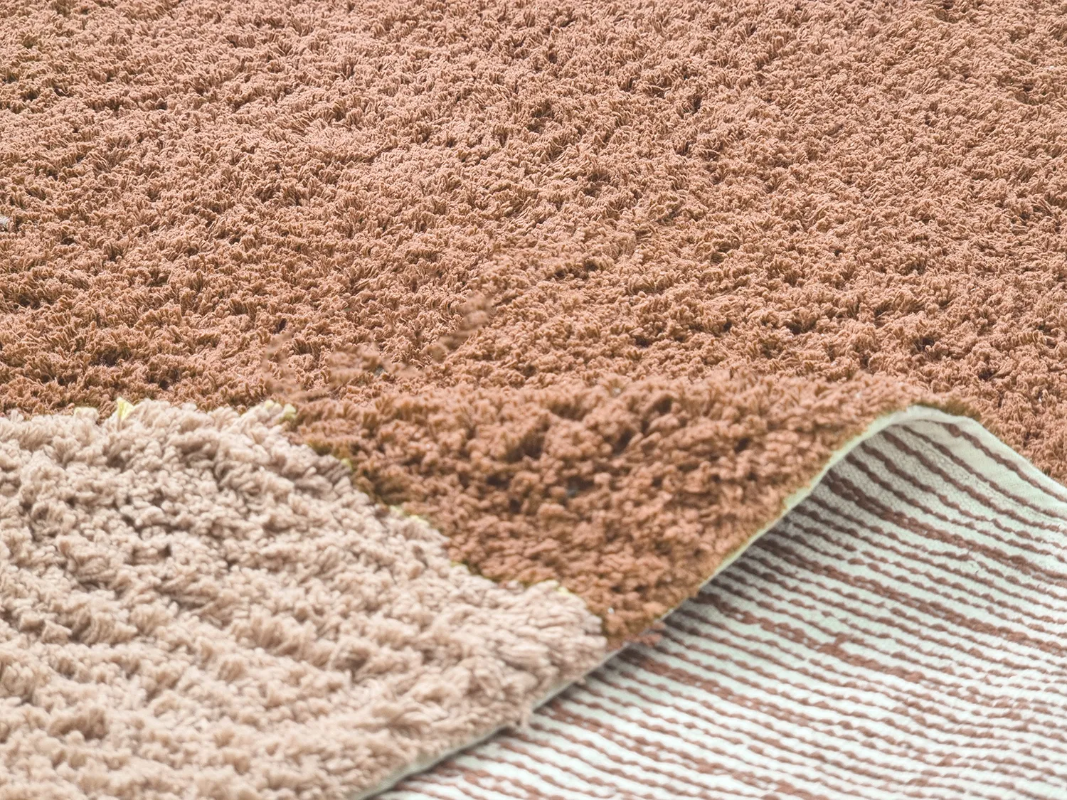 Ryijymatot - Mareto Natural Cotton Shaggy (ruskea)