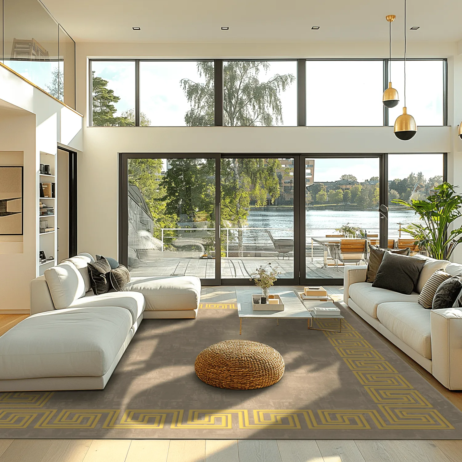 Wilton-matto - Myra (beige/keltainen)