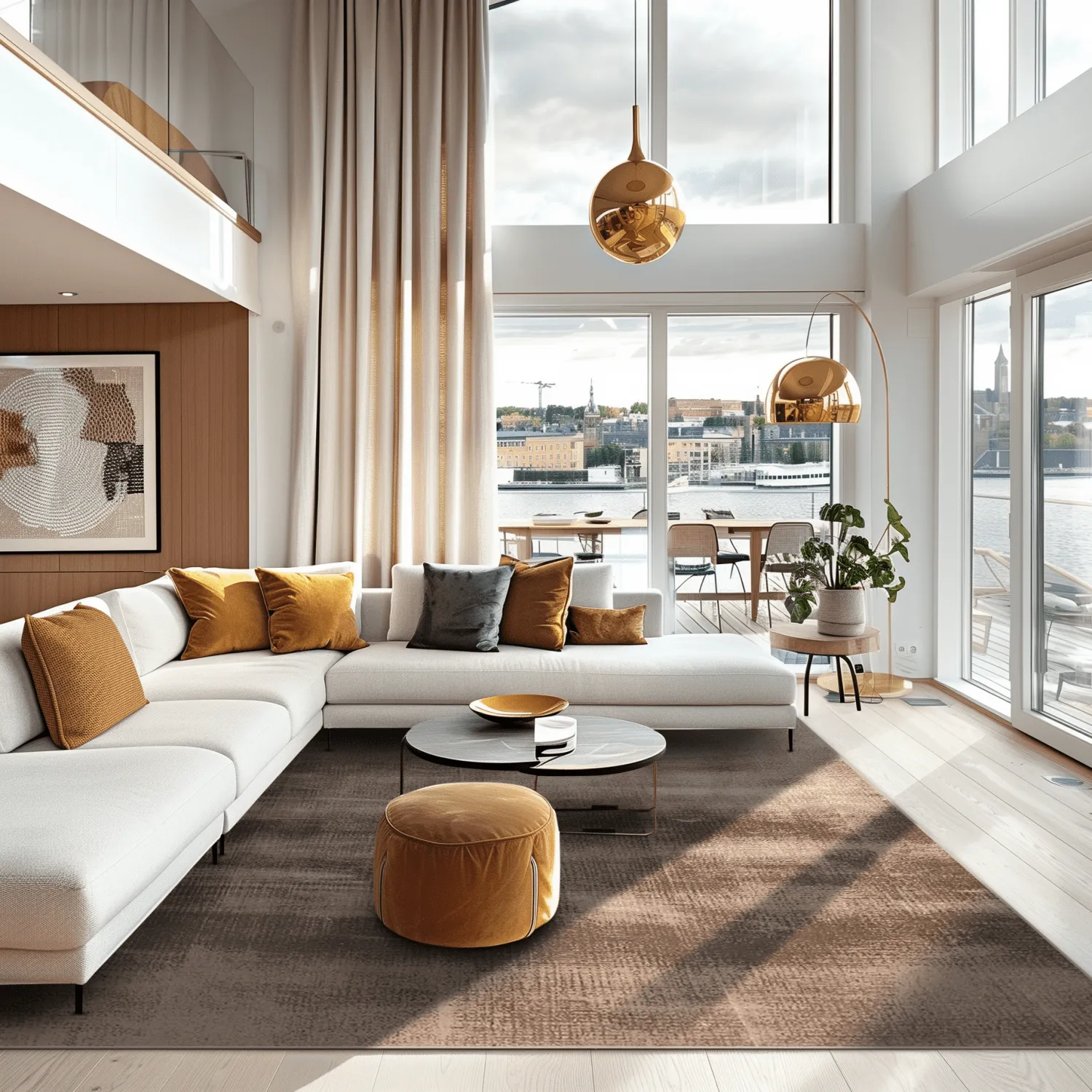 Wilton-matto - Olmedo (harmaa/beige)