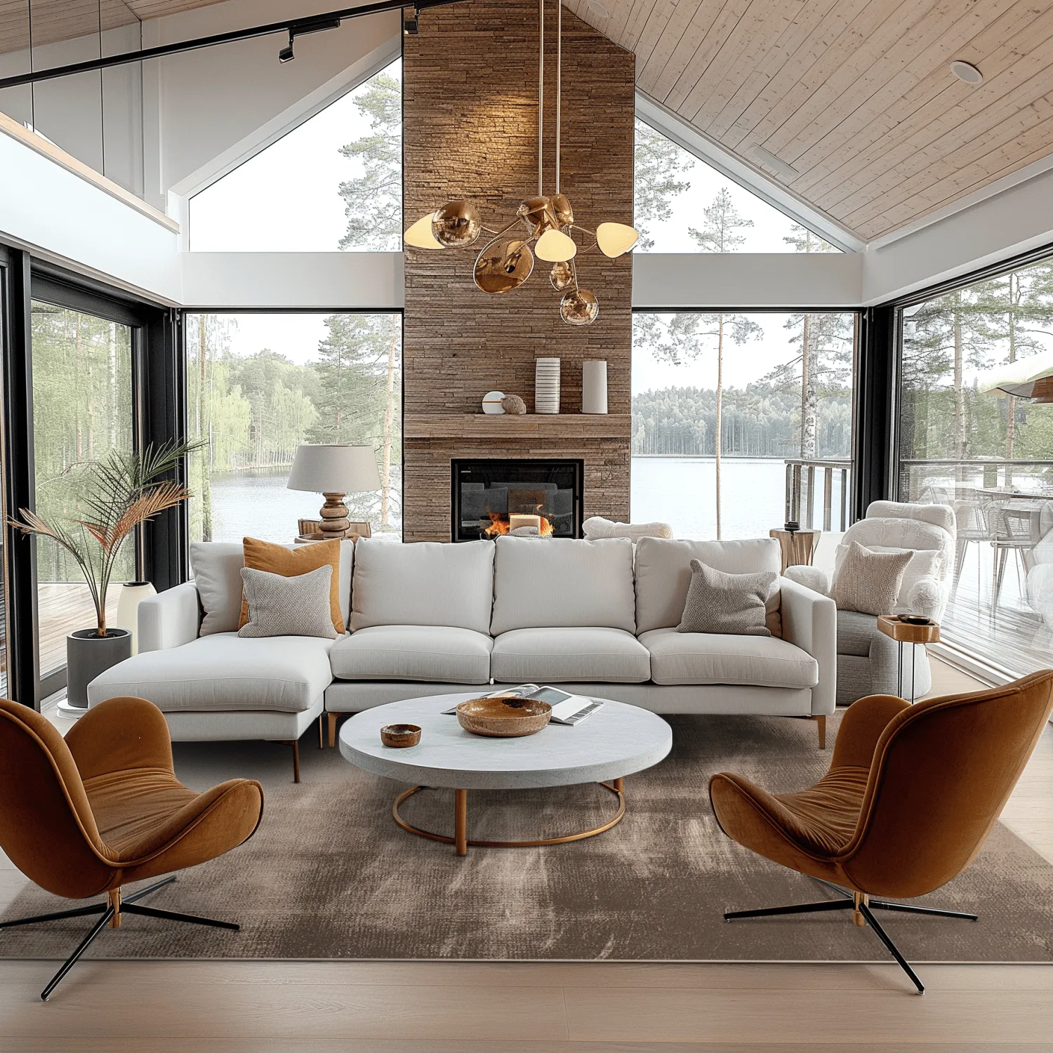 Wilton-matto - Olmedo (harmaa/beige)