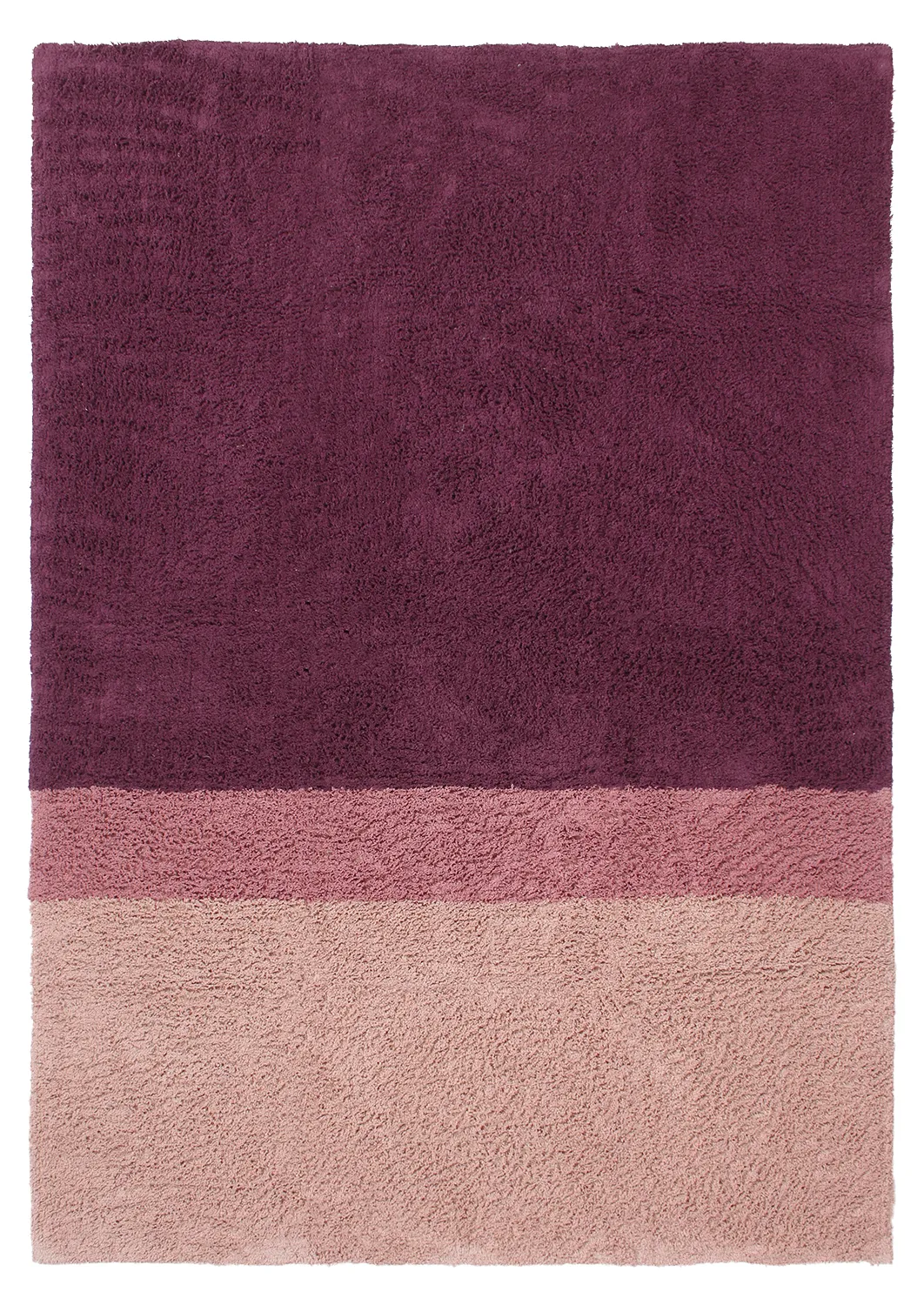 Ryijymatot - Pione Natural Cotton Shaggy (vaaleanpunainen)