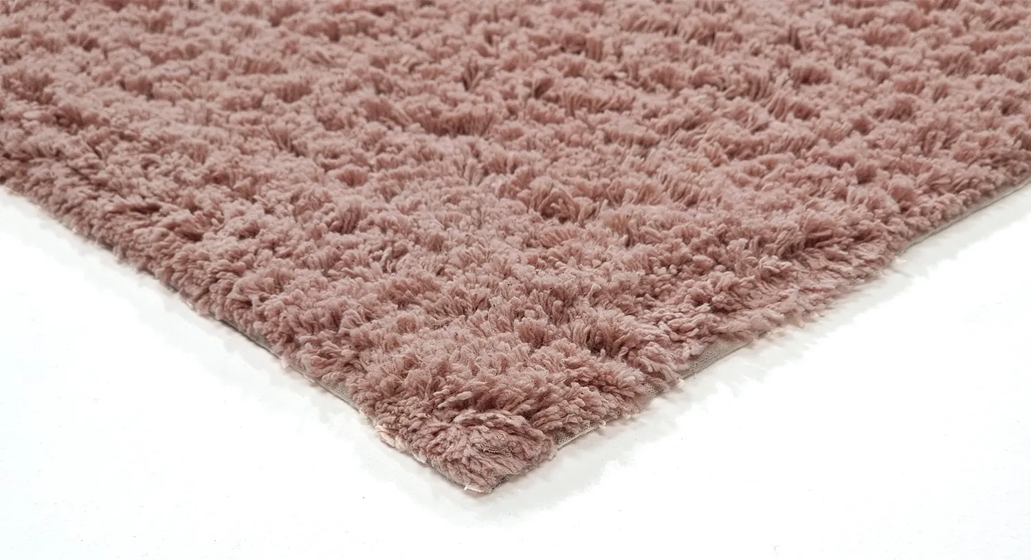 Ryijymatot - Pione Natural Cotton Shaggy (vaaleanpunainen)