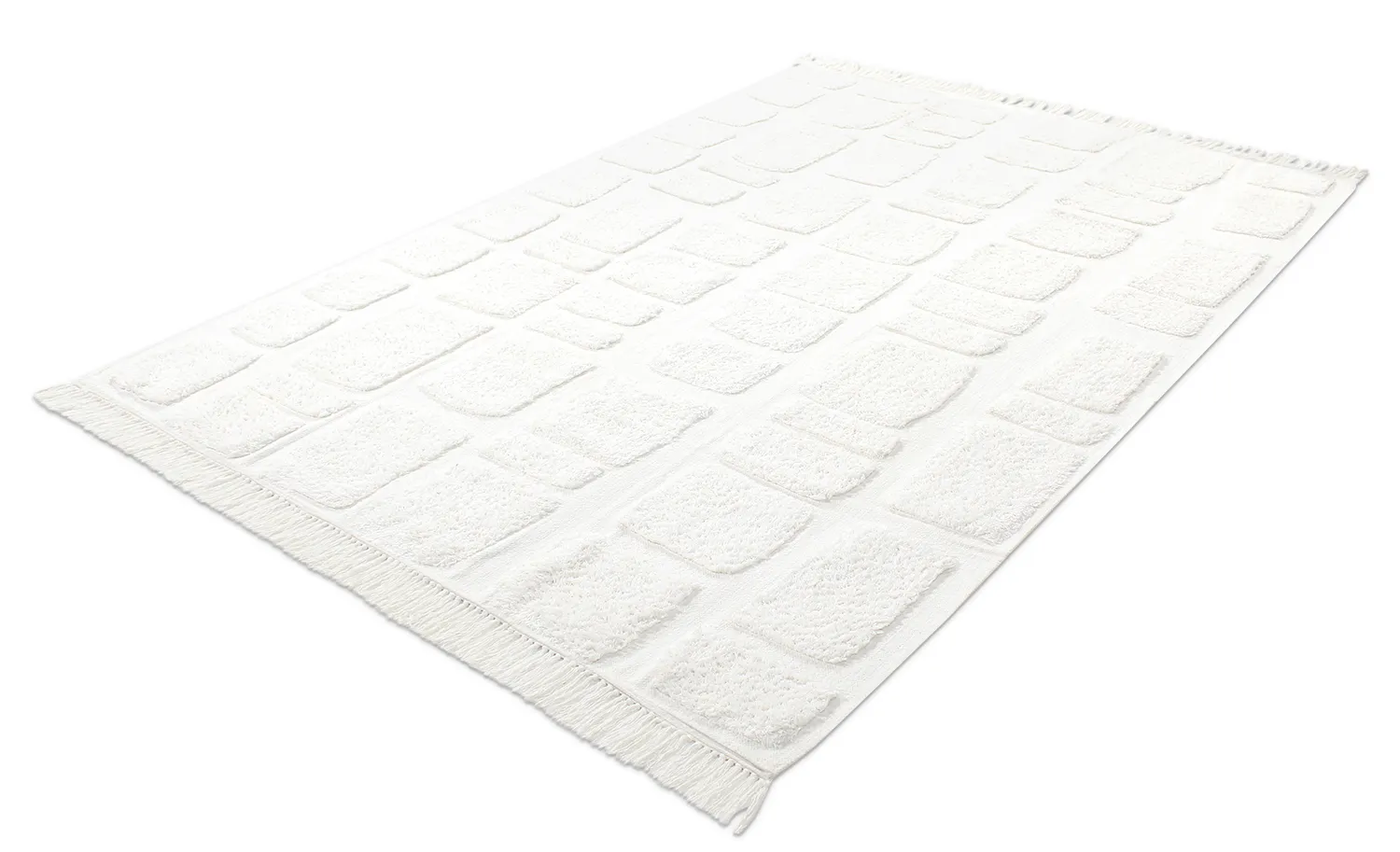 Ryijymatot - Salem Natural Cotton Shaggy (offwhite)