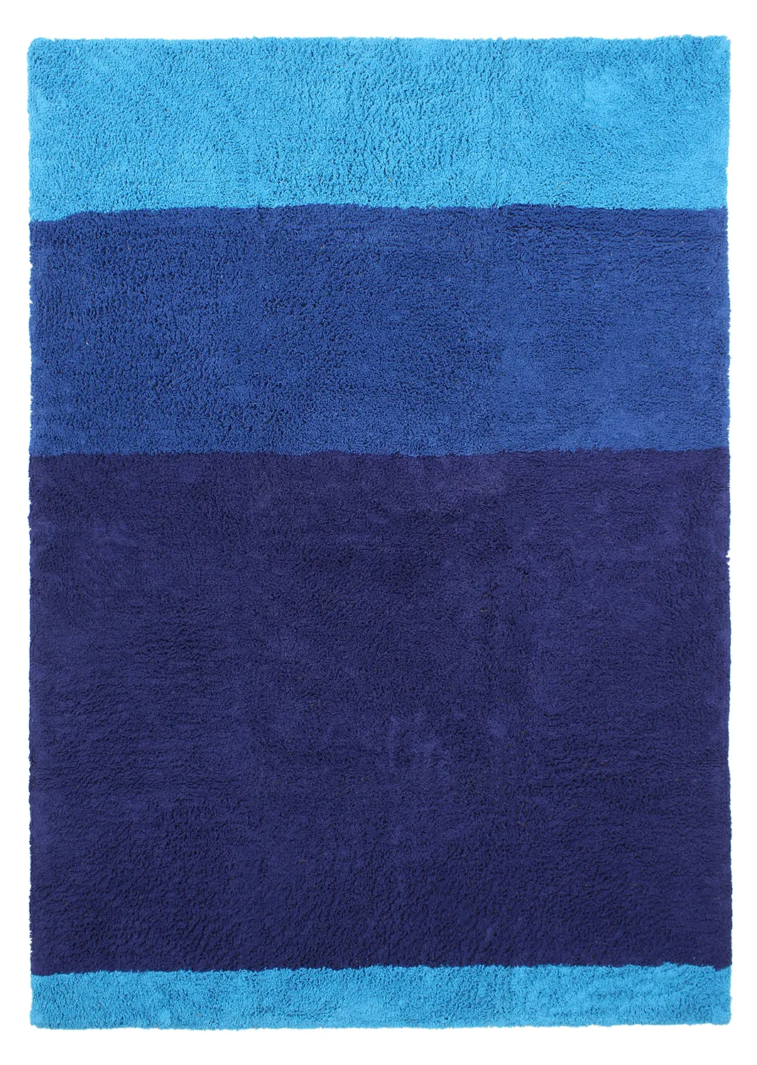 Ryijymatot - Taro Natural Cotton Shaggy (sininen)