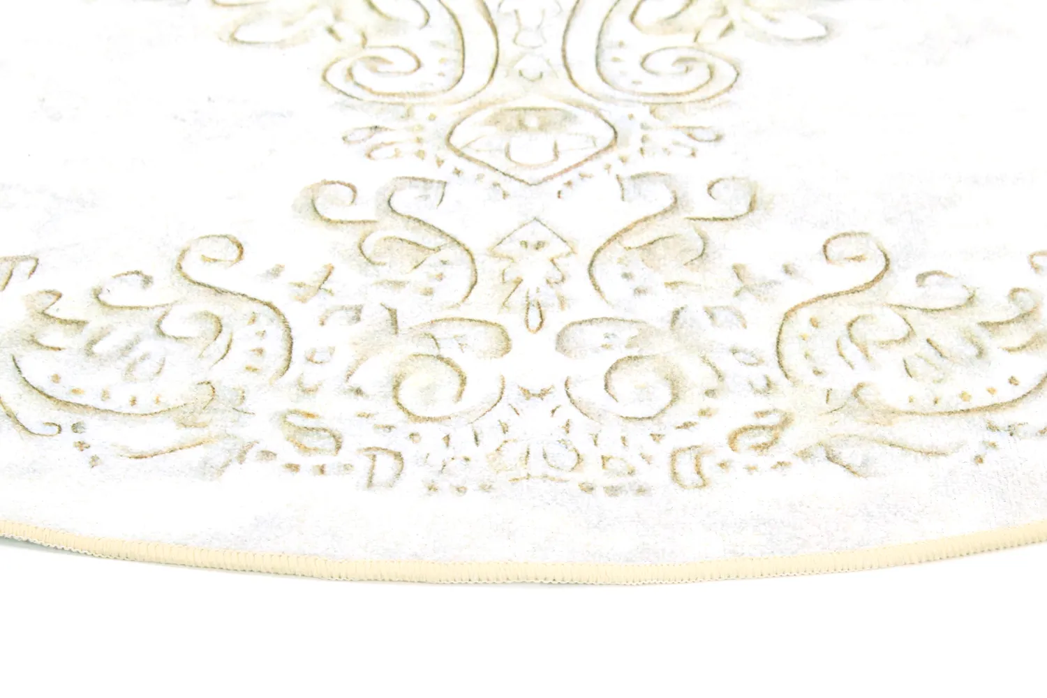 Pyöreät matot - Valenza (valkoinen/beige)