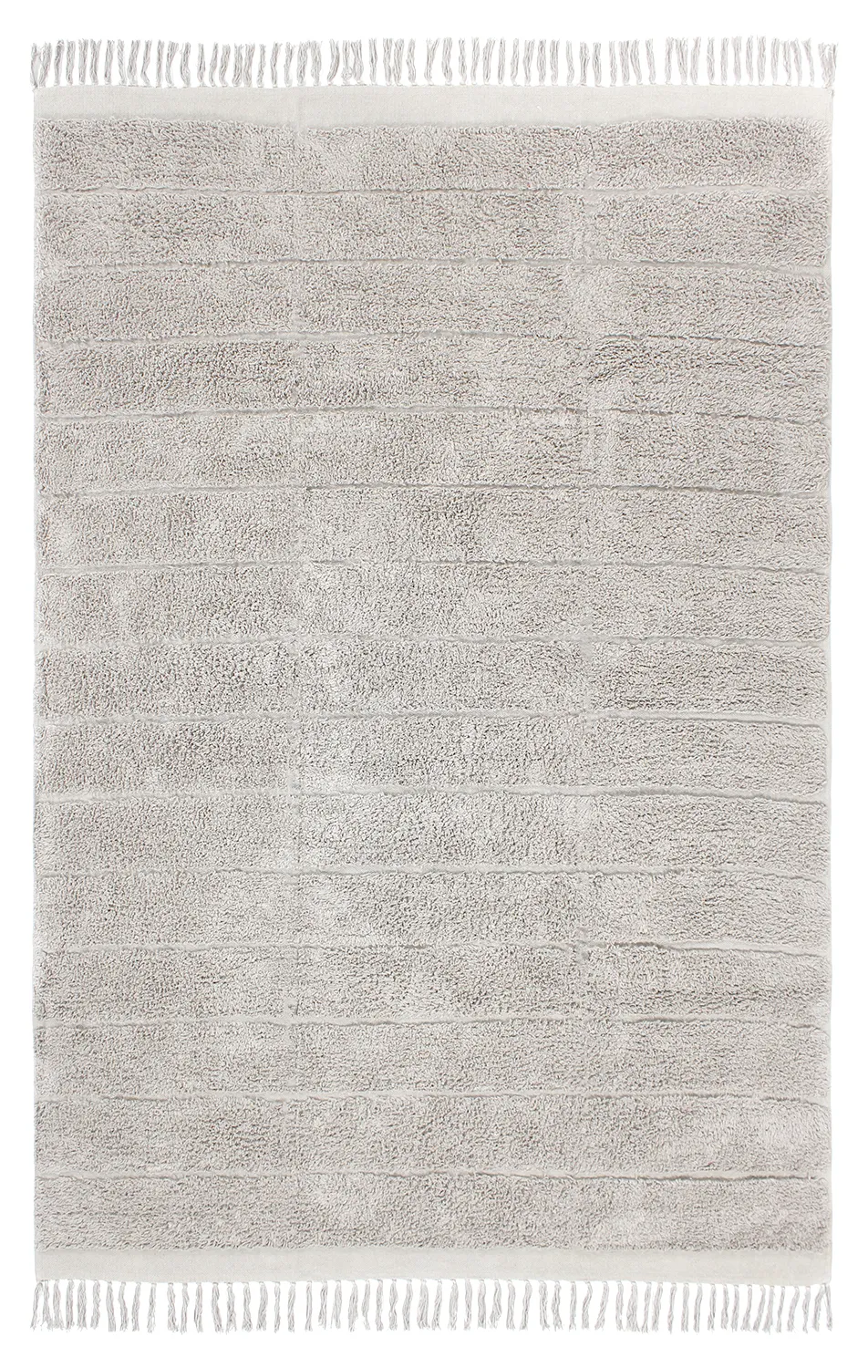 Ryijymatot - Willow Natural Cotton Shaggy (greige)