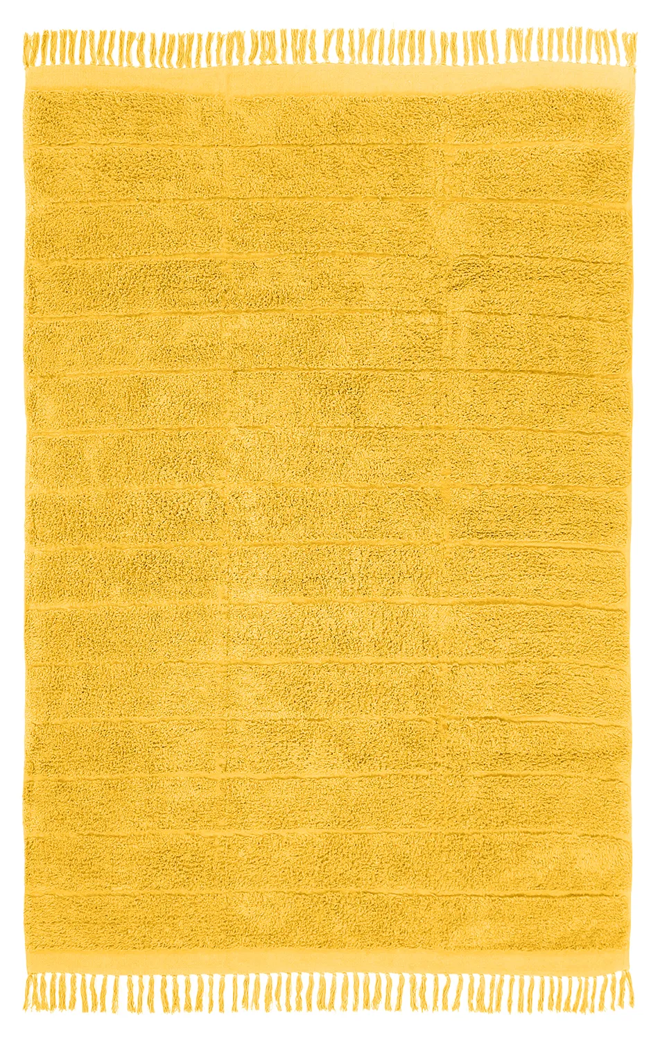Ryijymatot - Willow Natural Cotton Shaggy (keltainen)