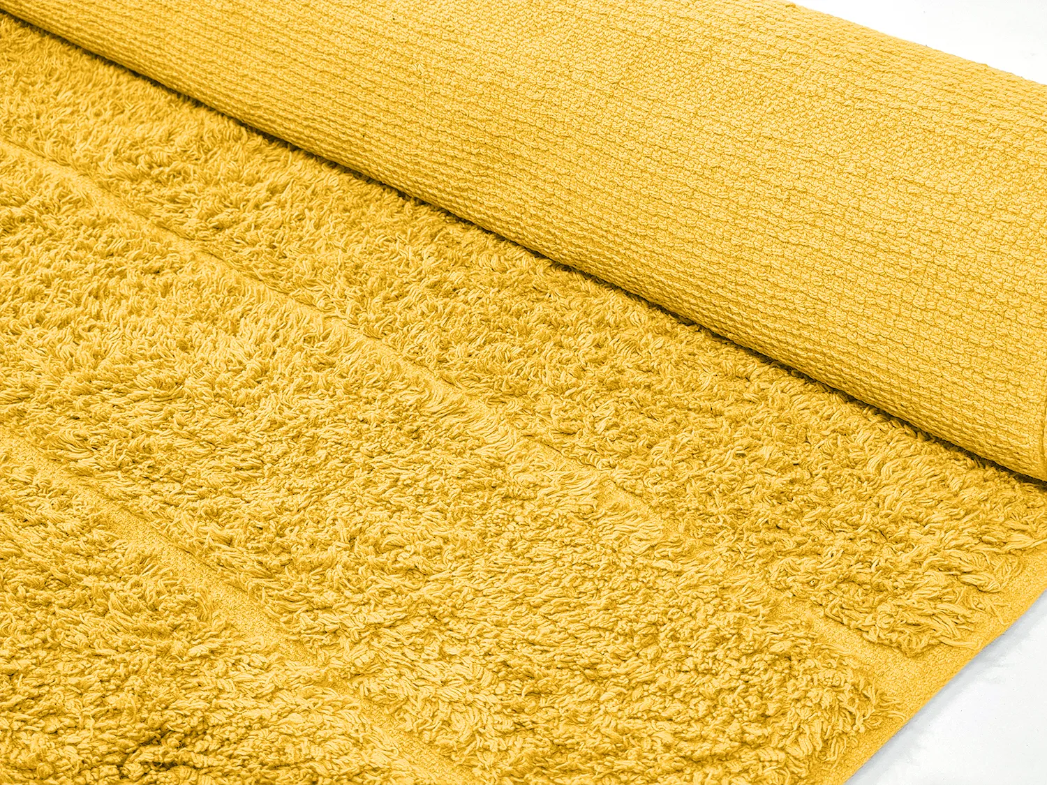 Ryijymatot - Willow Natural Cotton Shaggy (keltainen)